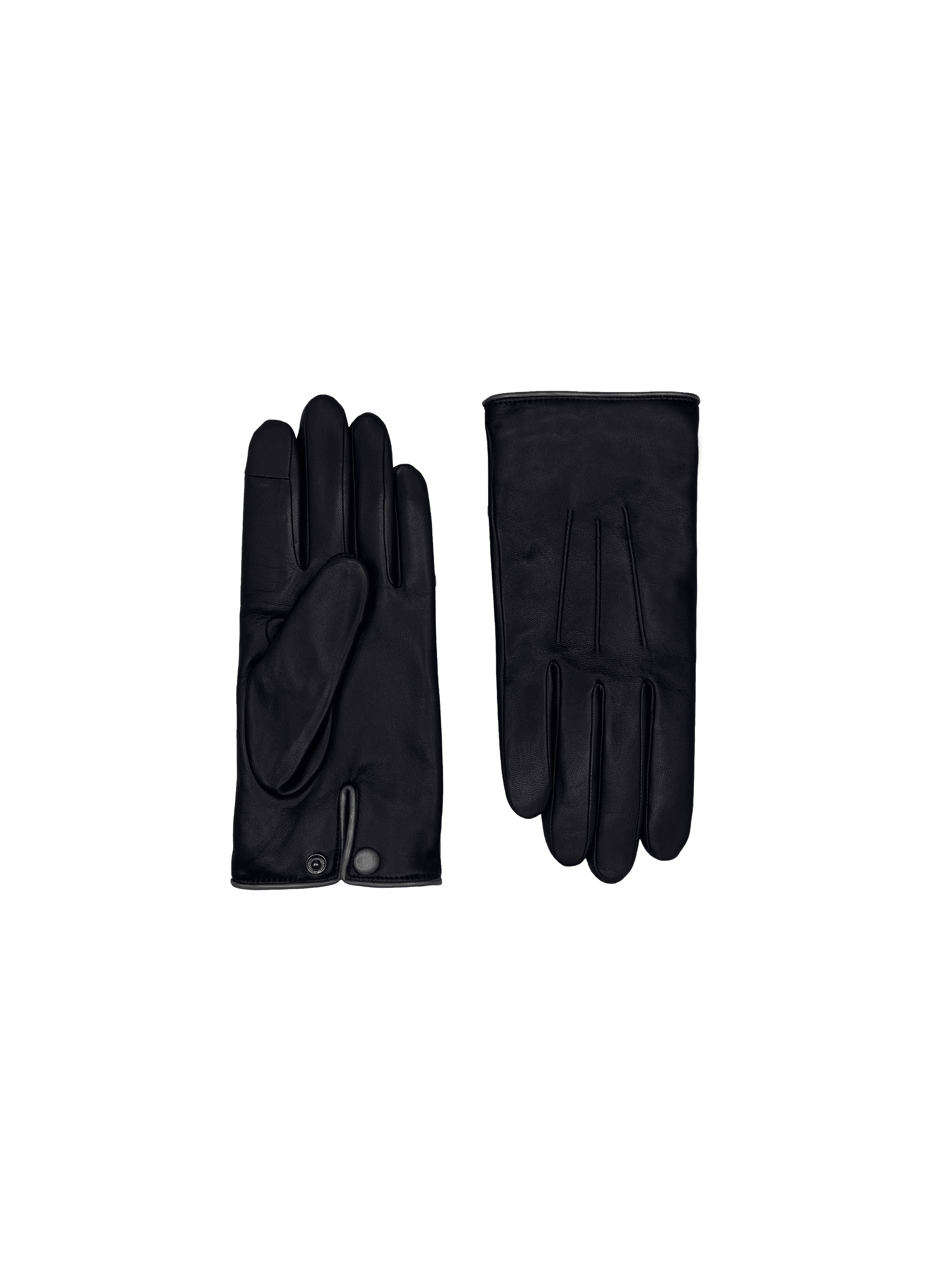 Gants Rick Homme Cuir Doublés Cachemire