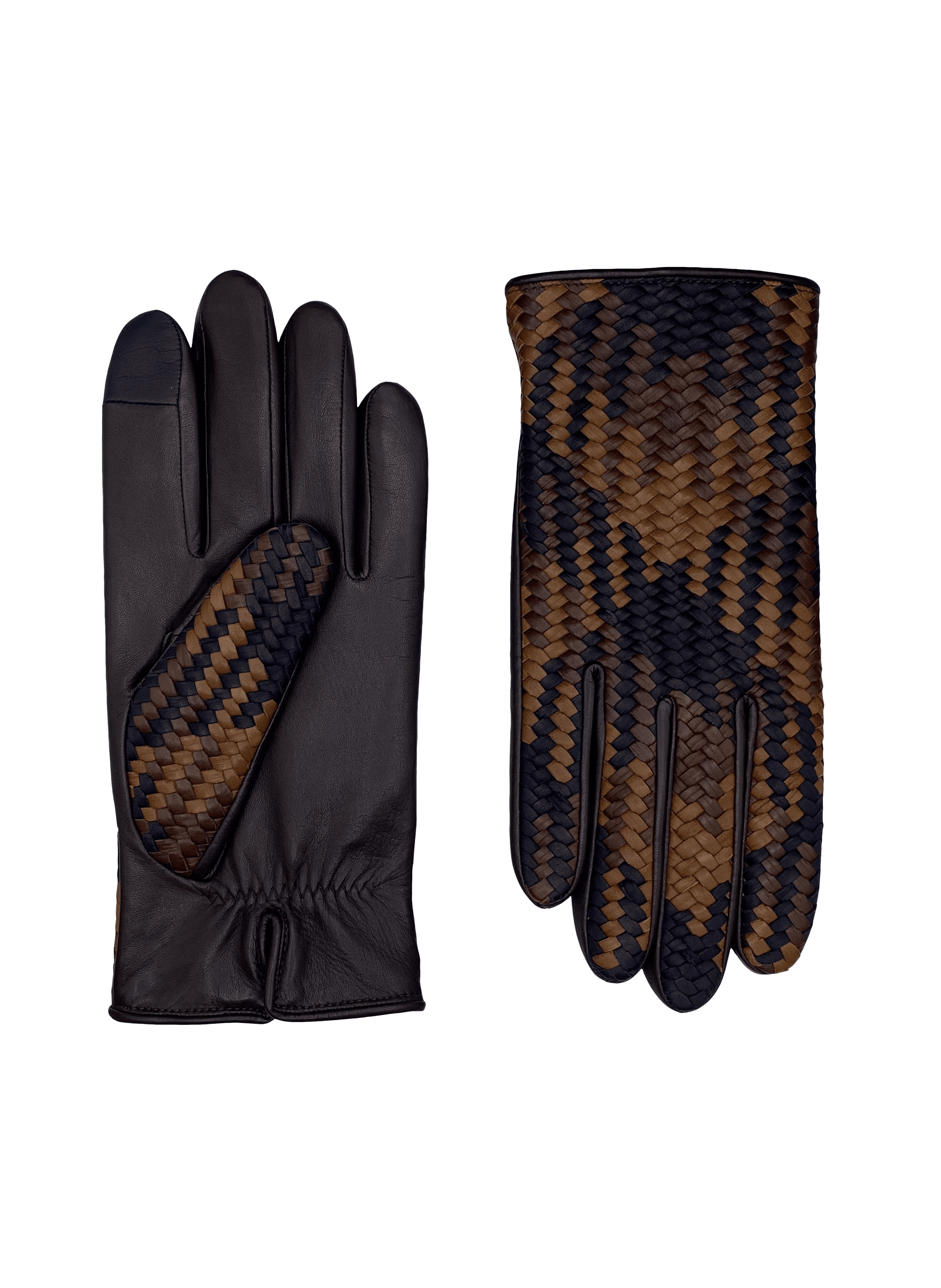 Stanislas Men's Leather Gloves Lined with Silk
