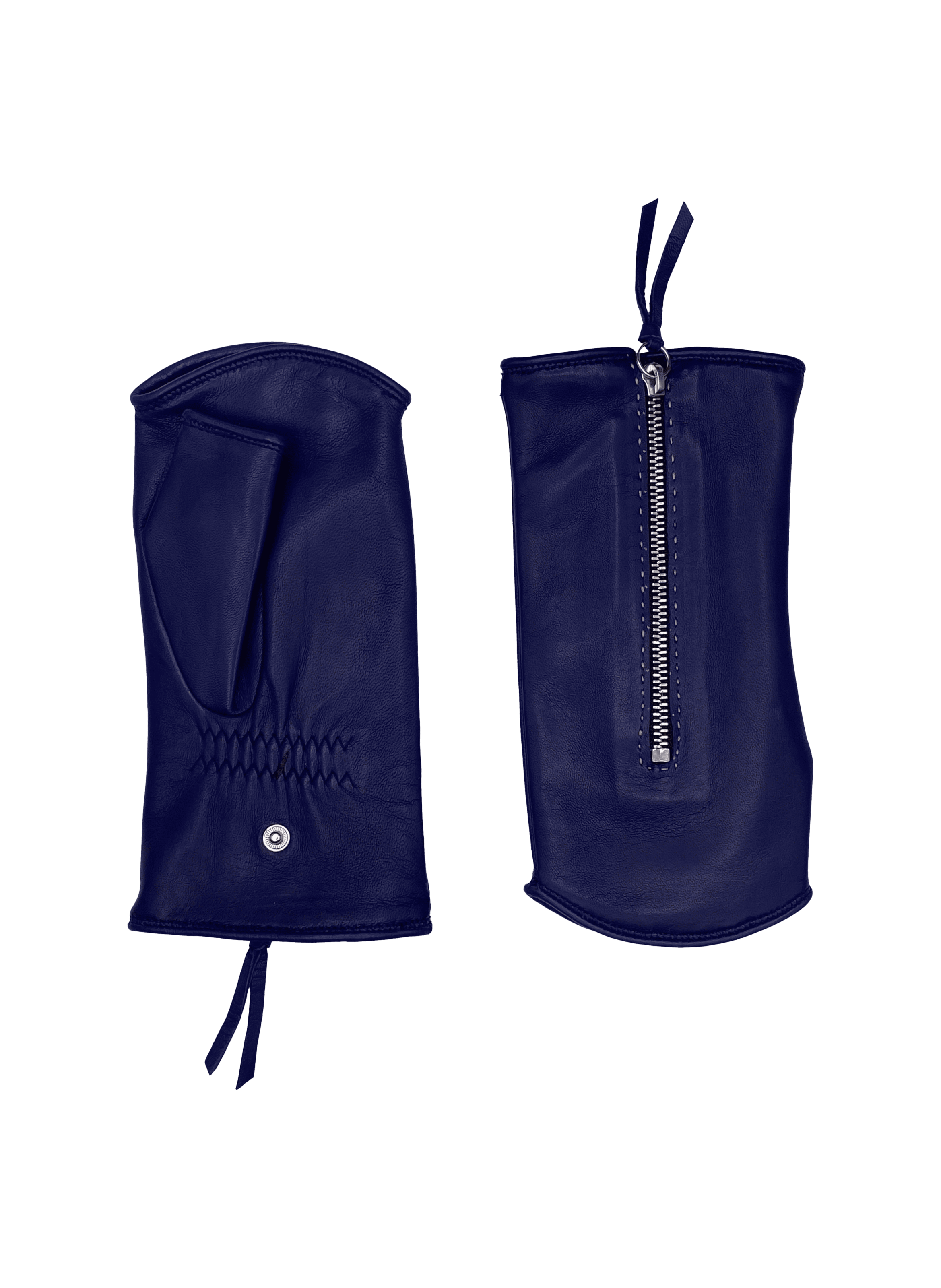 Louisa Women's Leather Mitt Lined with Alpaca