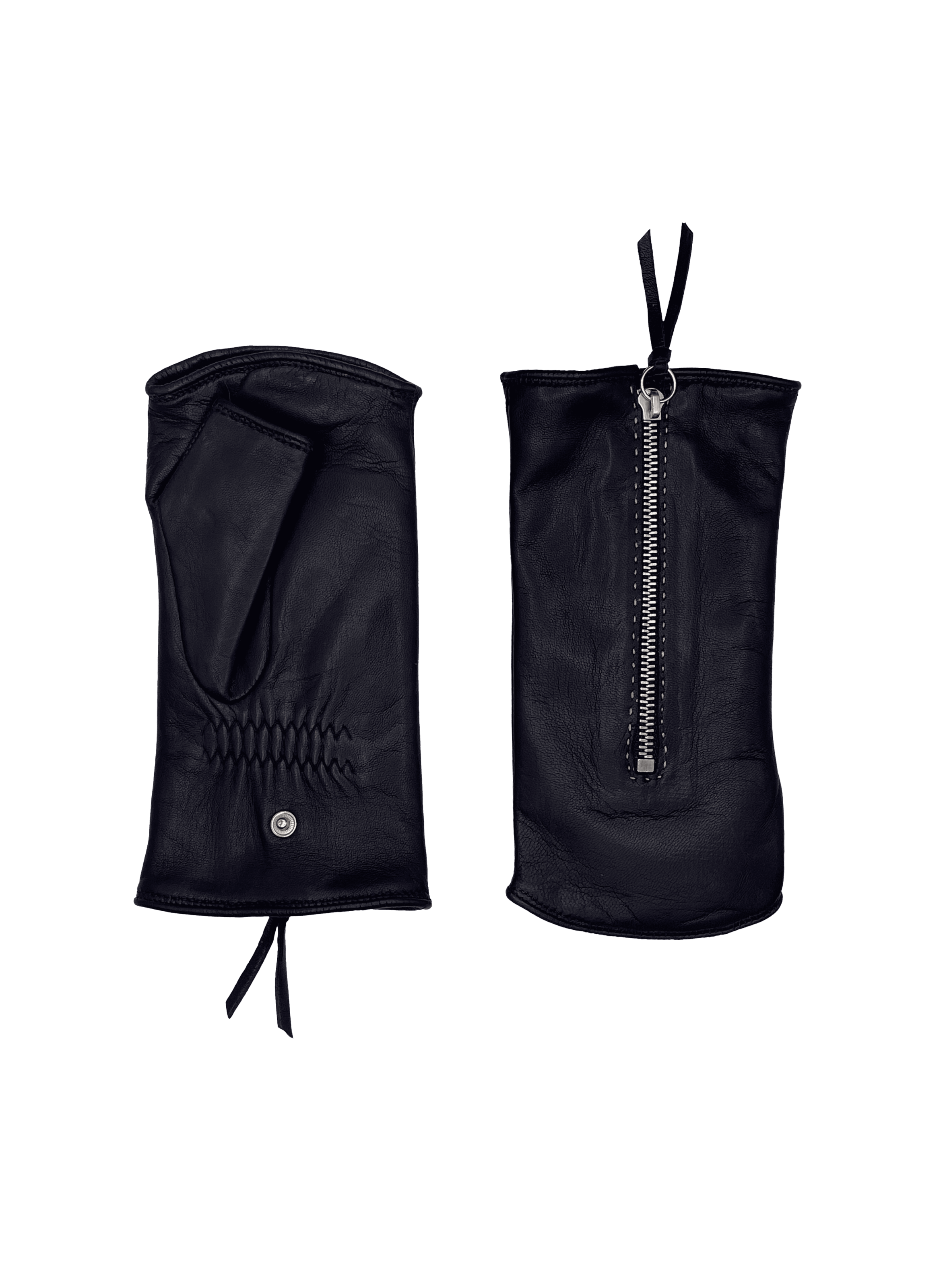 Louisa Women's Leather Mitt Lined with Alpaca