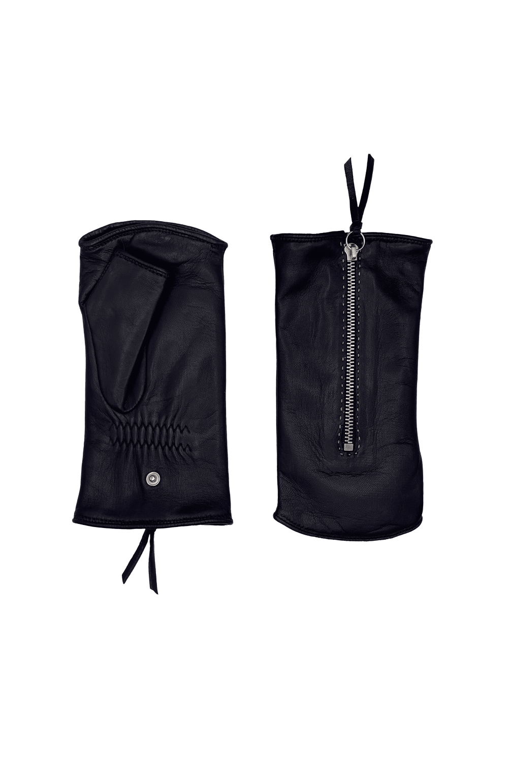 Louisa Women's Leather Mitt Lined with Alpaca