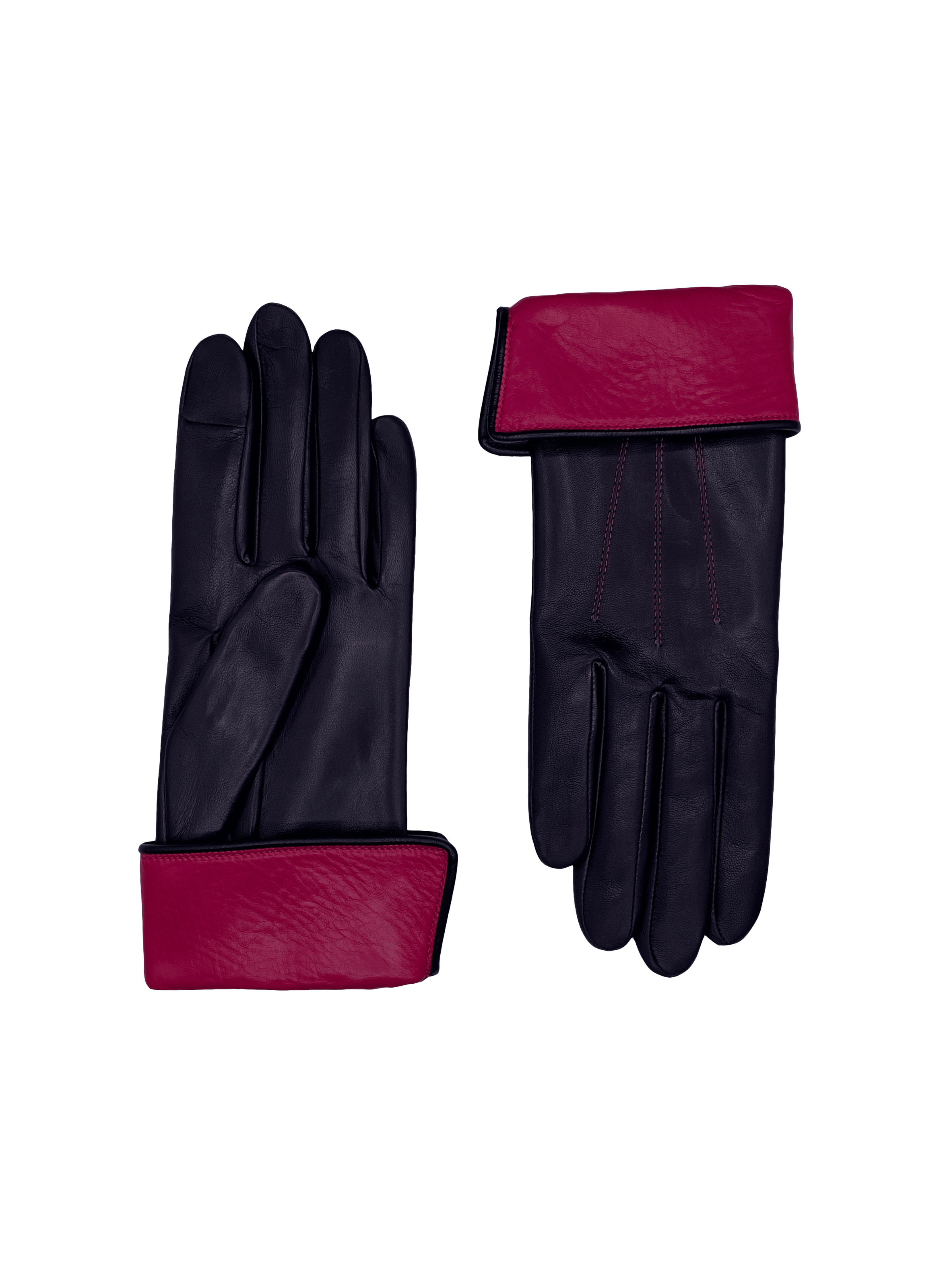Gants Fanny Femme Cuir Doublés Soie