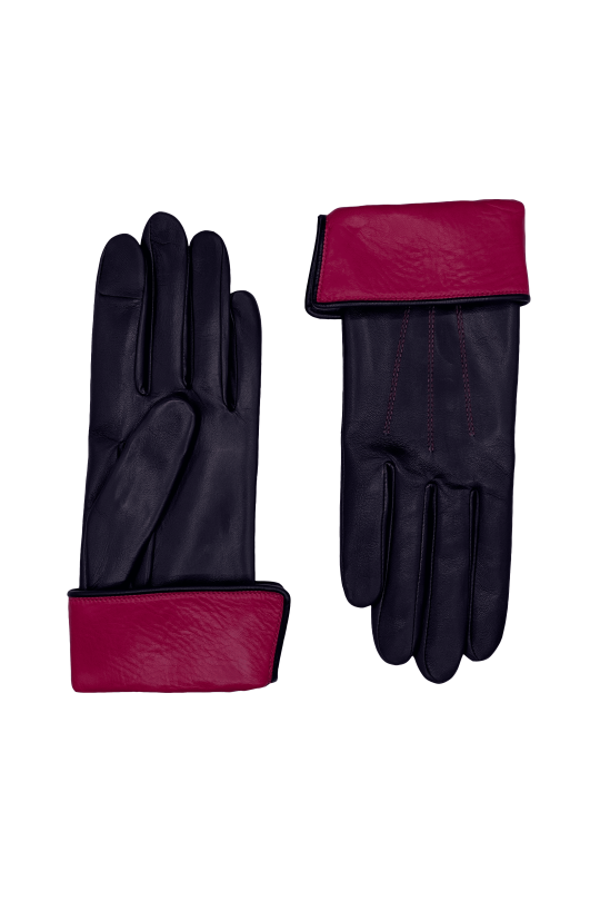 Gants Fanny Femme Cuir Doublés Soie