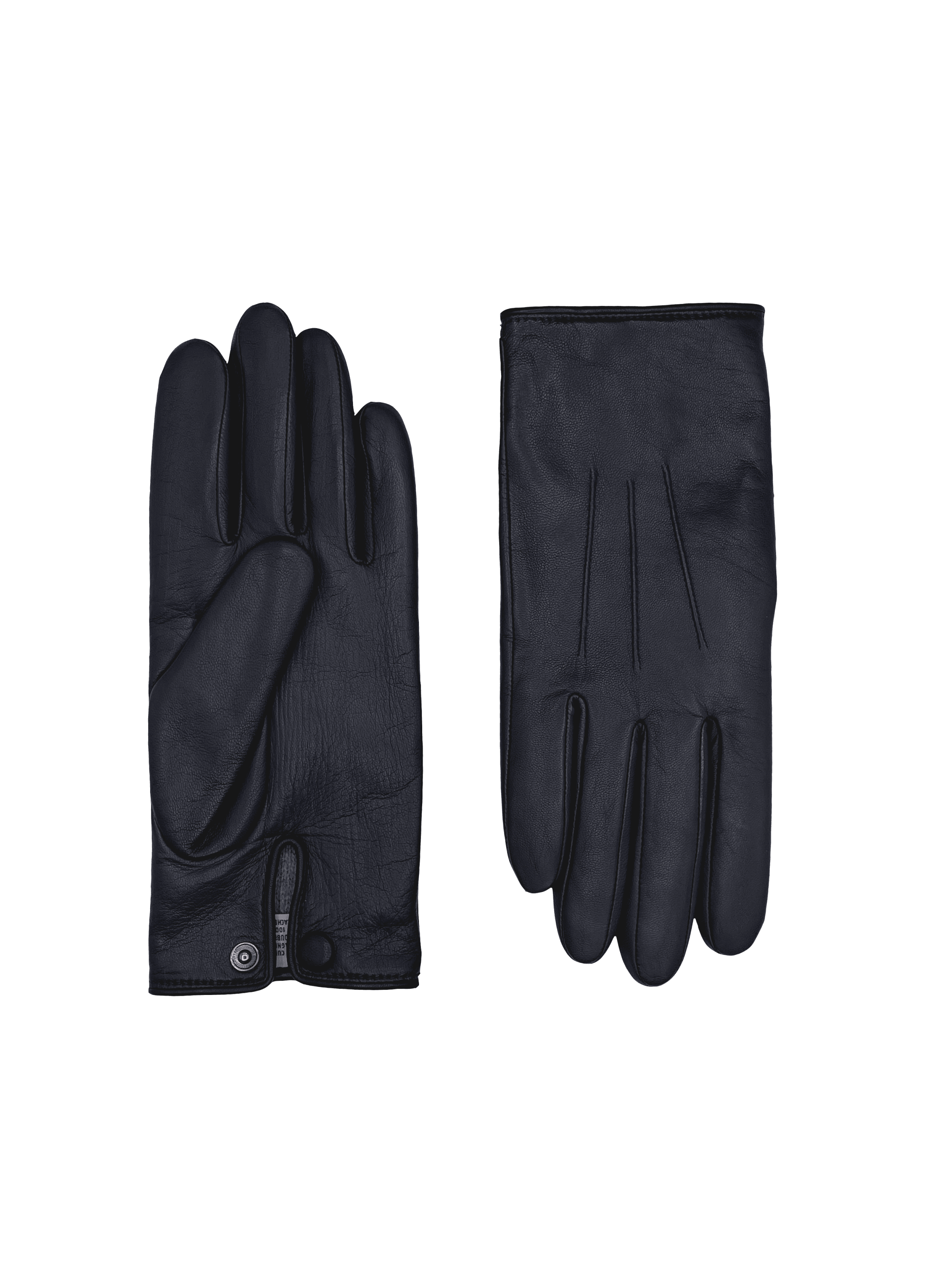 Gants Rick Homme Cuir Doublés Cachemire