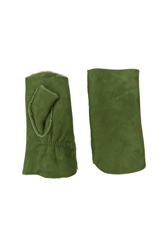 Denise Women's Double Face Leather Mitt