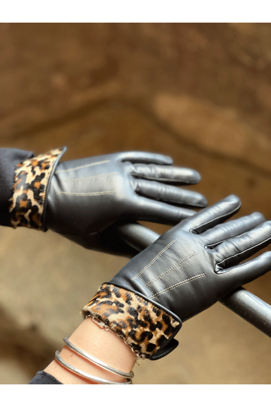 Gants Fanny Calf Femme Doublés Cachemire