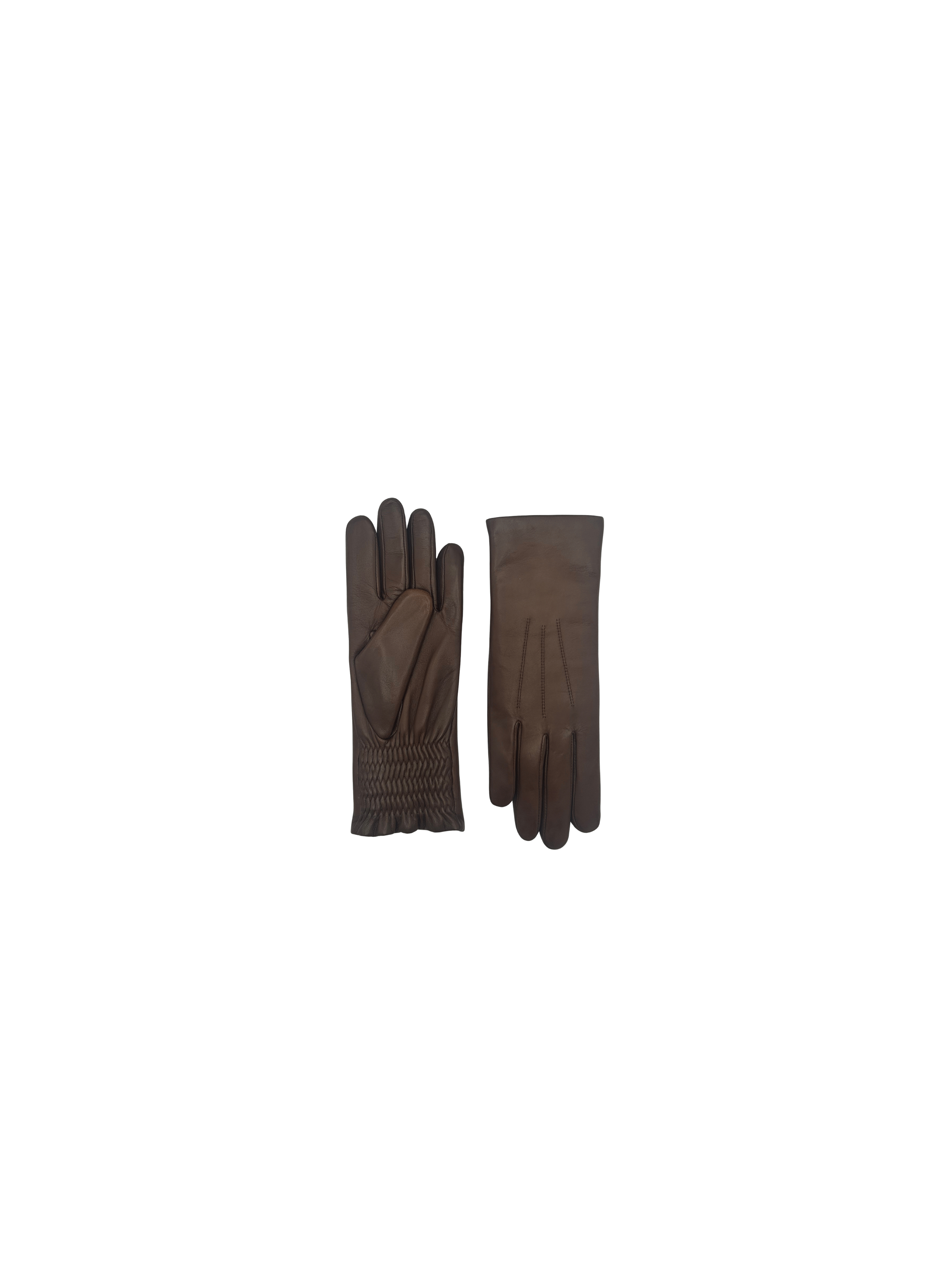 New Betty Women's Leather Gloves Lined with Rabbit Fur