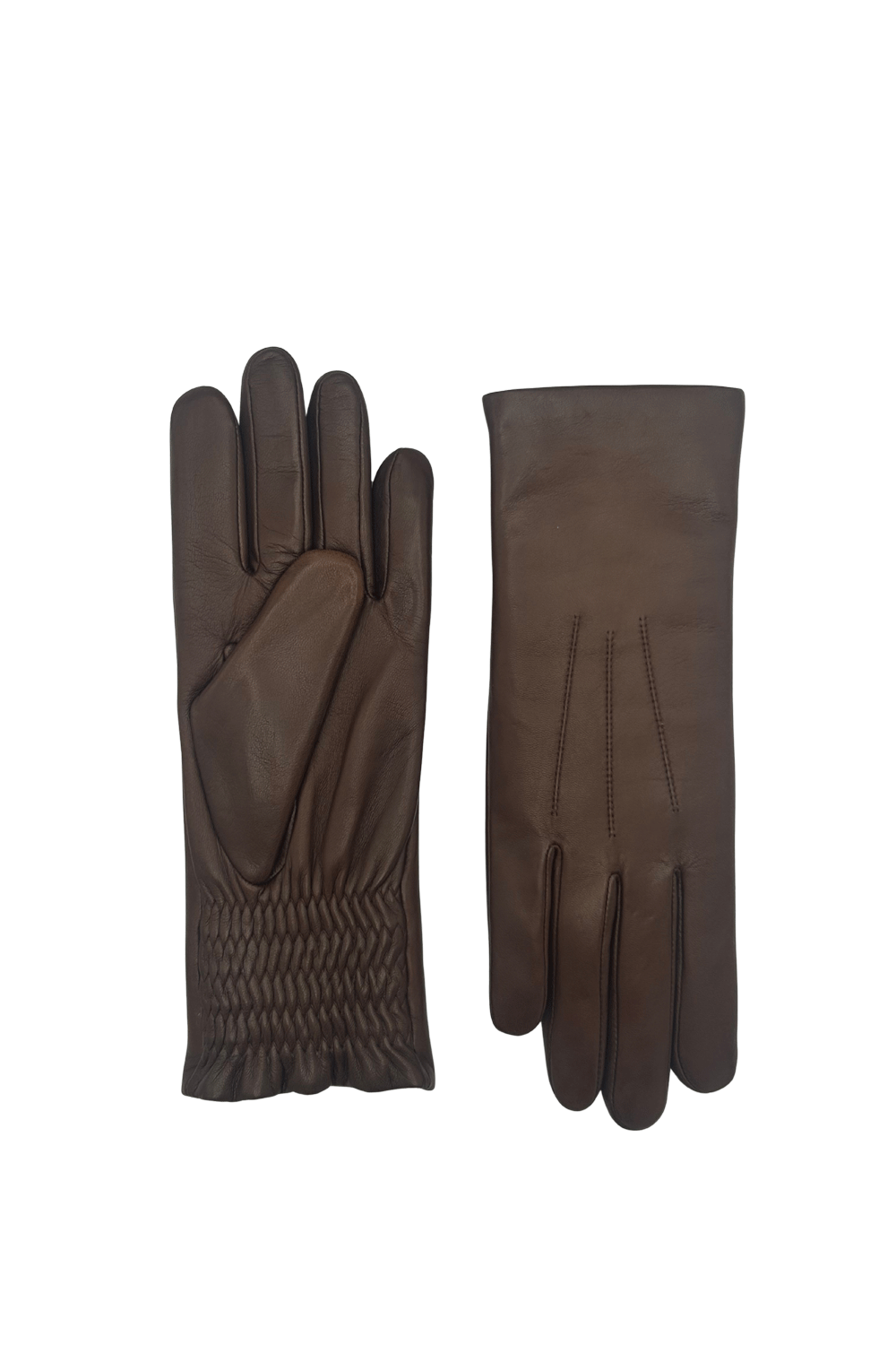 New Betty Women's Leather Gloves Lined with Rabbit Fur