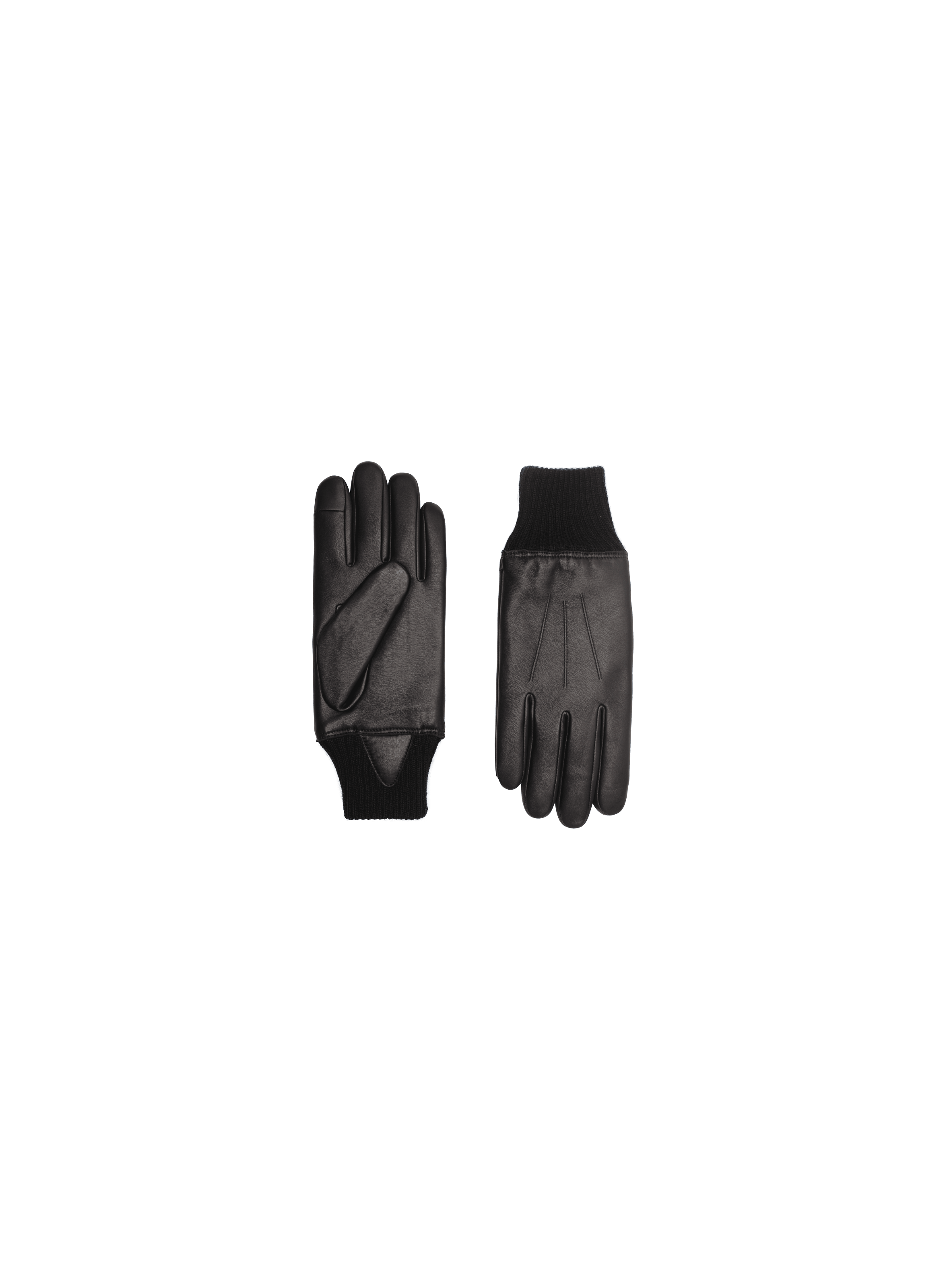 Gants Andrew Homme Cuir Doublés Cachemire