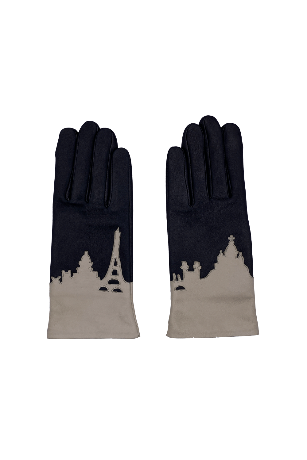 Gants Paris25 Femme Cuir Doublés Alpaga