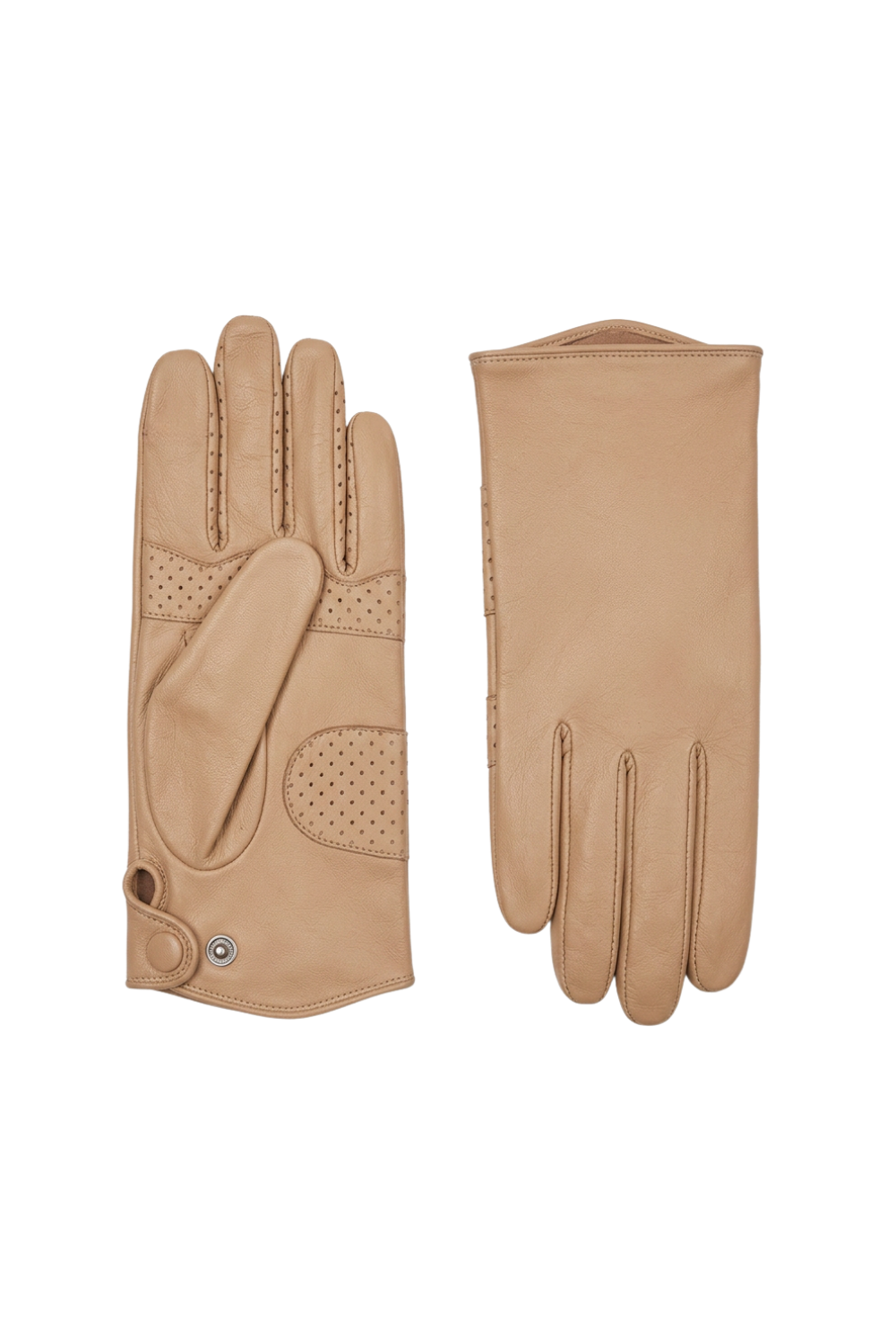 Ruba Mobility Men's Leather Gloves Lined with Silk