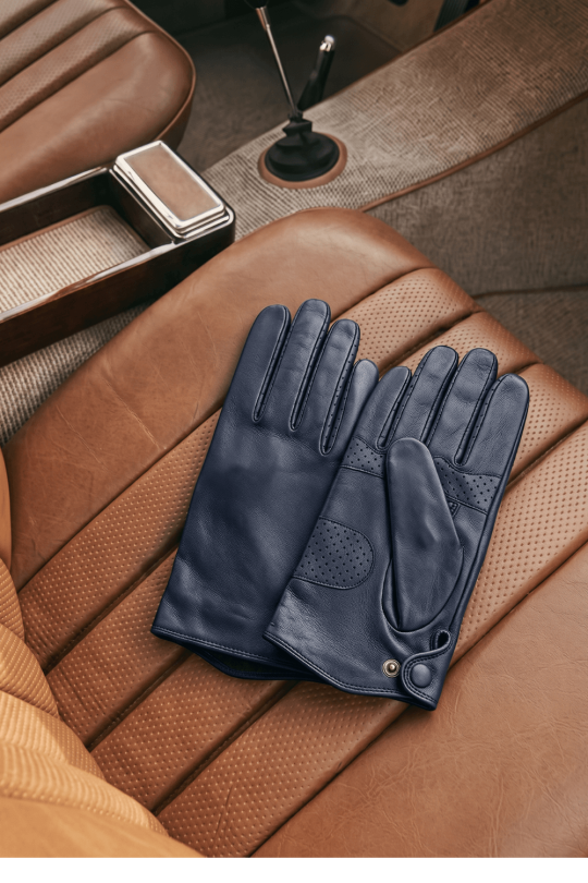 Gants Ruba Mobilité Homme Cuir Doublés Soie