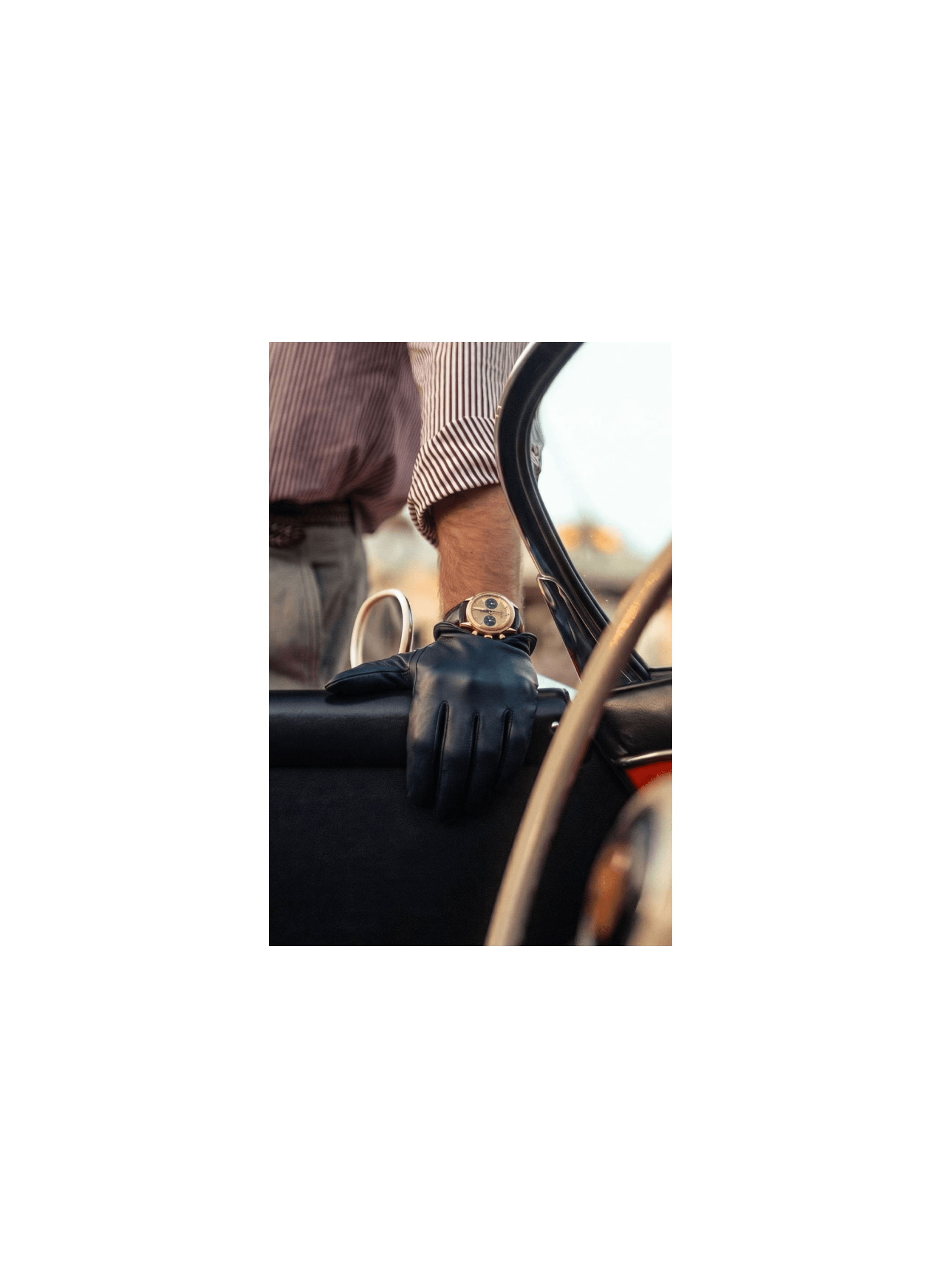 Gants Ruba Mobilité Homme Cuir Doublés Soie