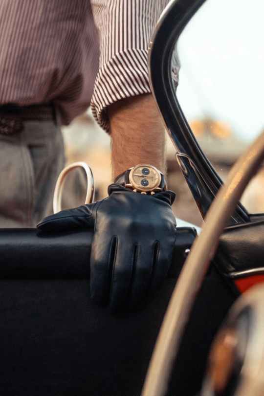 Gants Ruba Mobilité Homme Cuir Doublés Soie