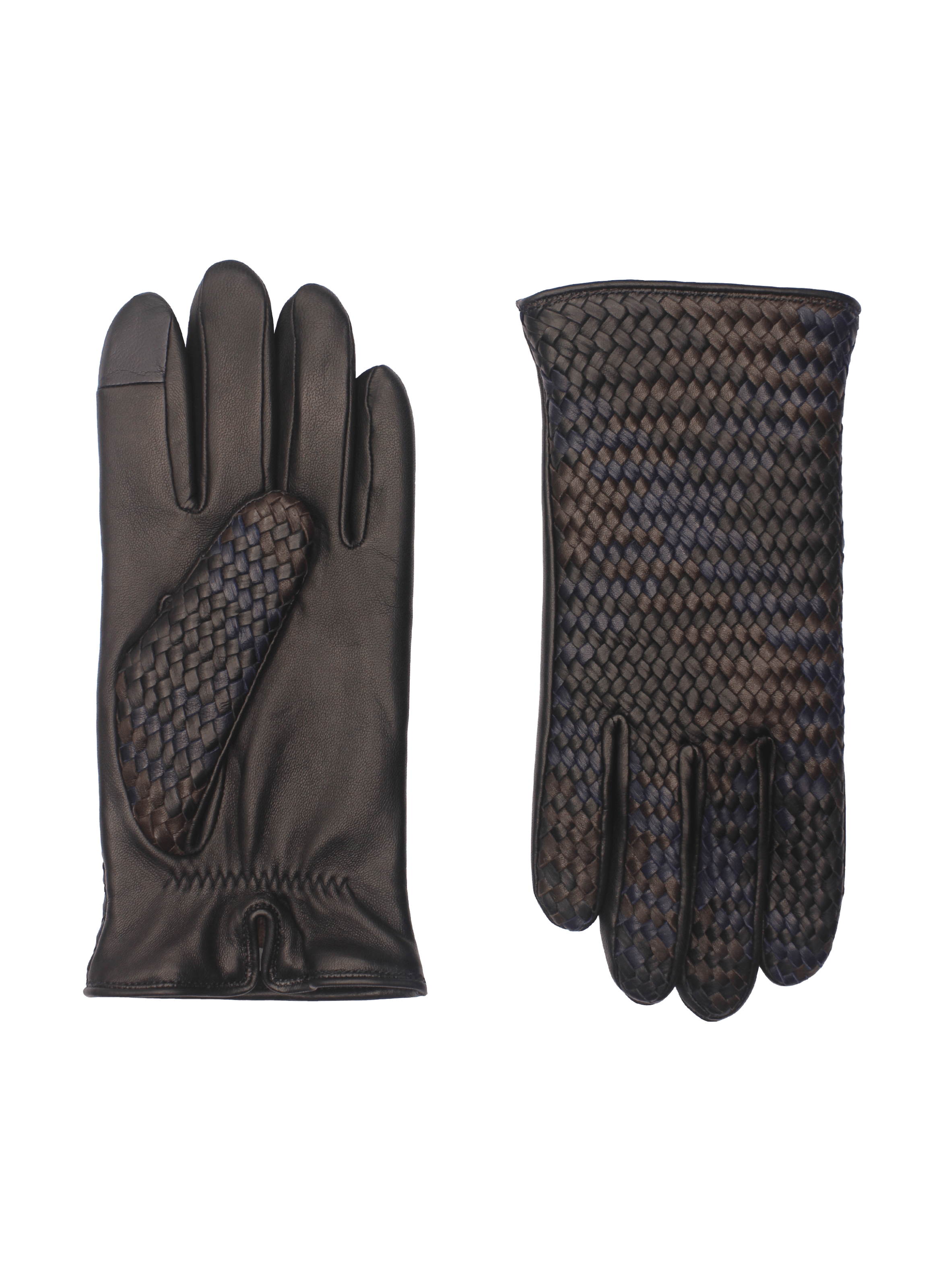 Gants Stanislas Homme Cuir Doublés Cachemire