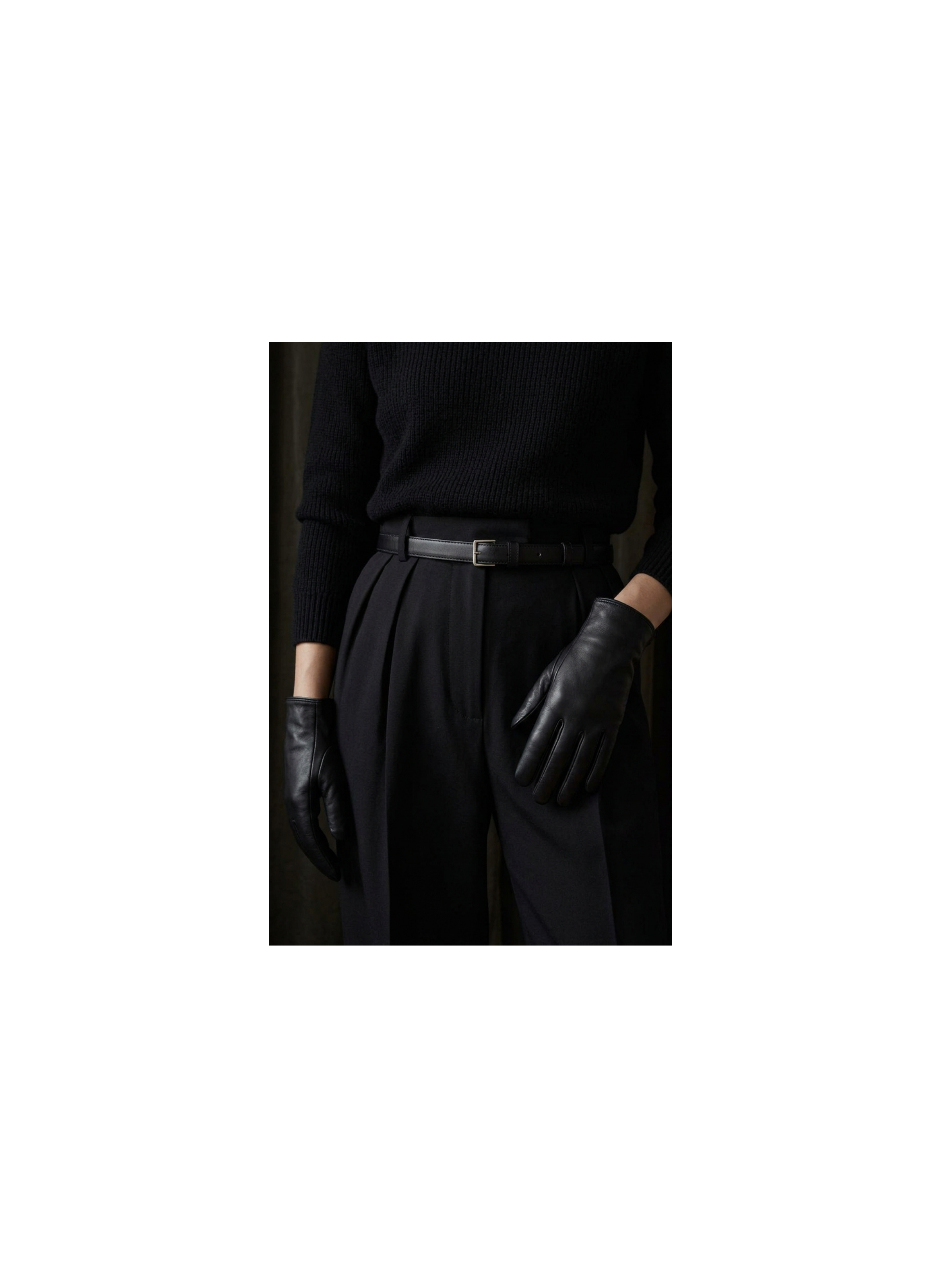 Gants Agatha Femme Cuir Doublés Alpaga