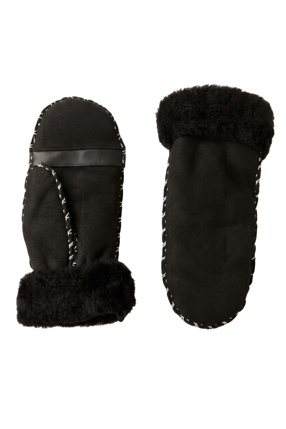 Mouffle Alix Femme Cuir Double Face