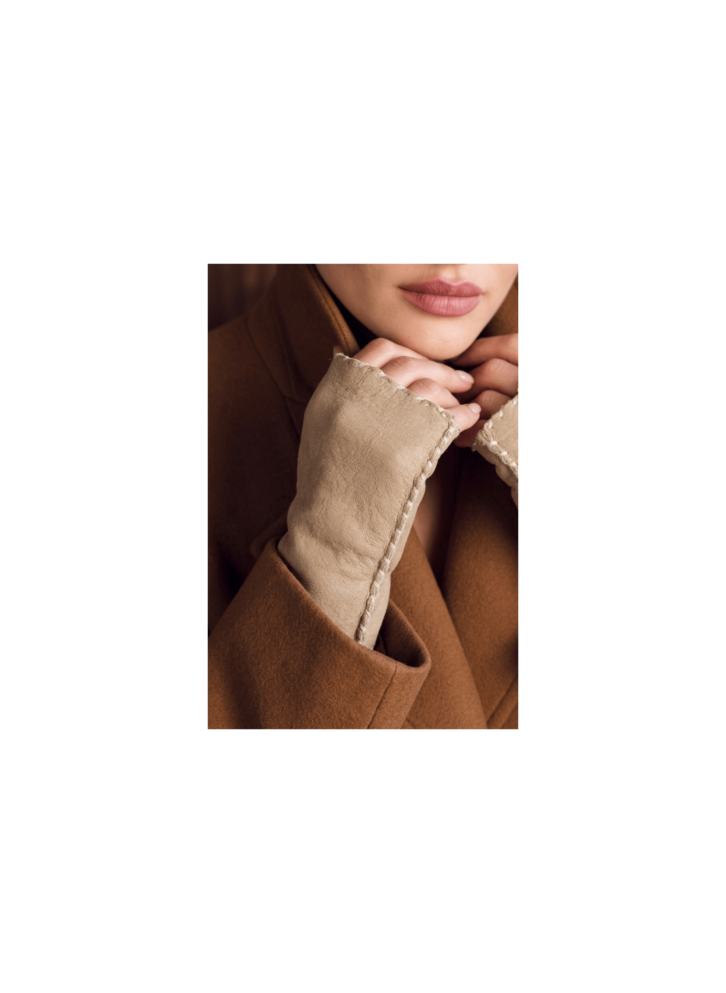 Mitaines AlixMIT Femme Cuir Double Face