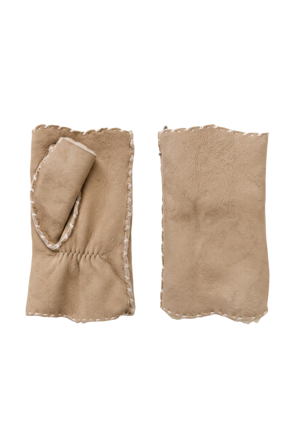 AlixMIT Women's Double Face Leather Mitt