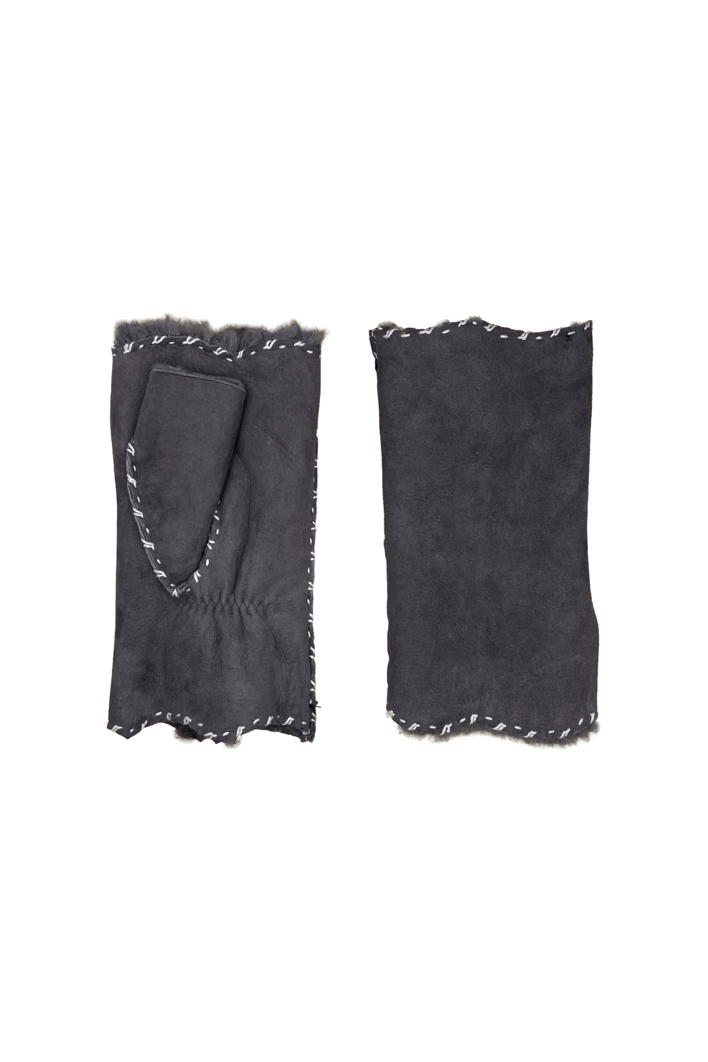 AlixMIT Women's Double Face Leather Mitt