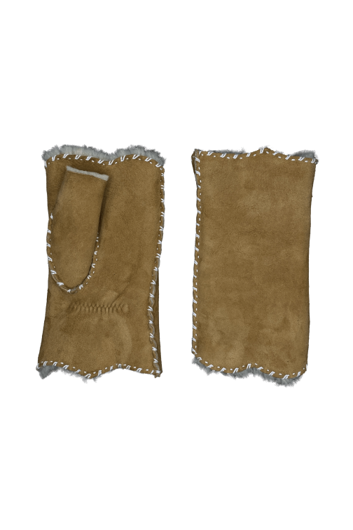 AlixMIT Women's Double Face Leather Mitt
