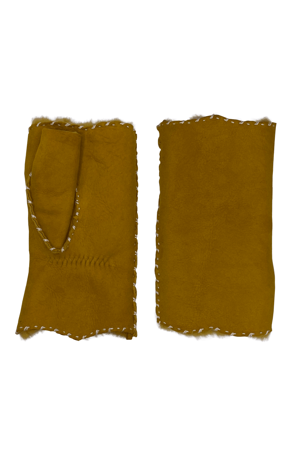 AlixMIT Women's Double Face Leather Mitt