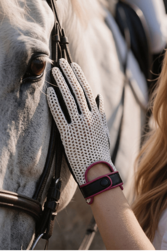 Gants Biarritz Crochet Femme Mobilités Cuir Non Doublés