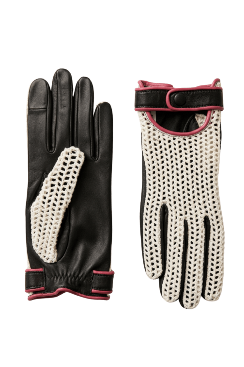 Gants Biarritz Crochet Femme Mobilités Cuir Non Doublés