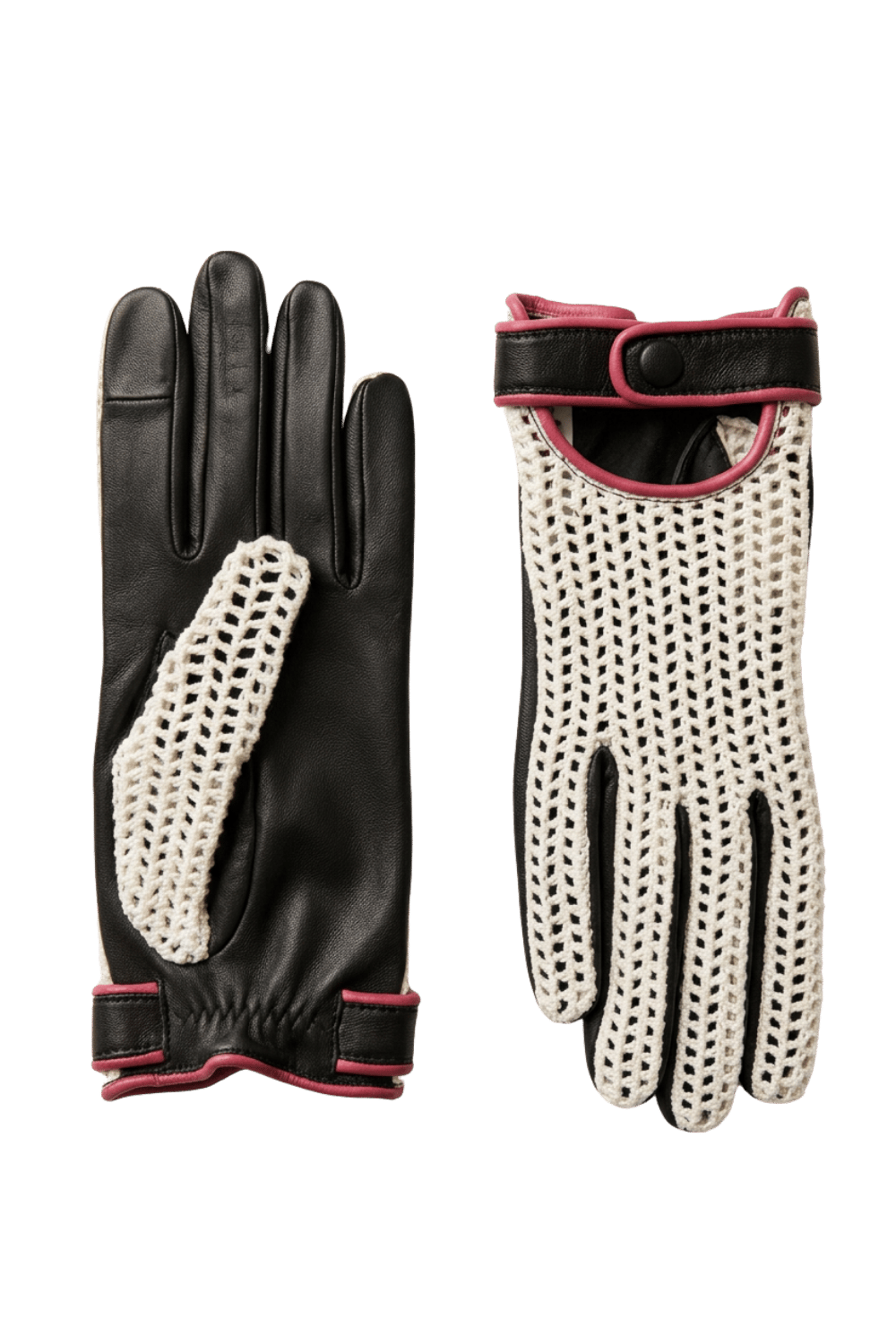 Gants Biarritz Crochet Femme Mobilités Cuir Non Doublés