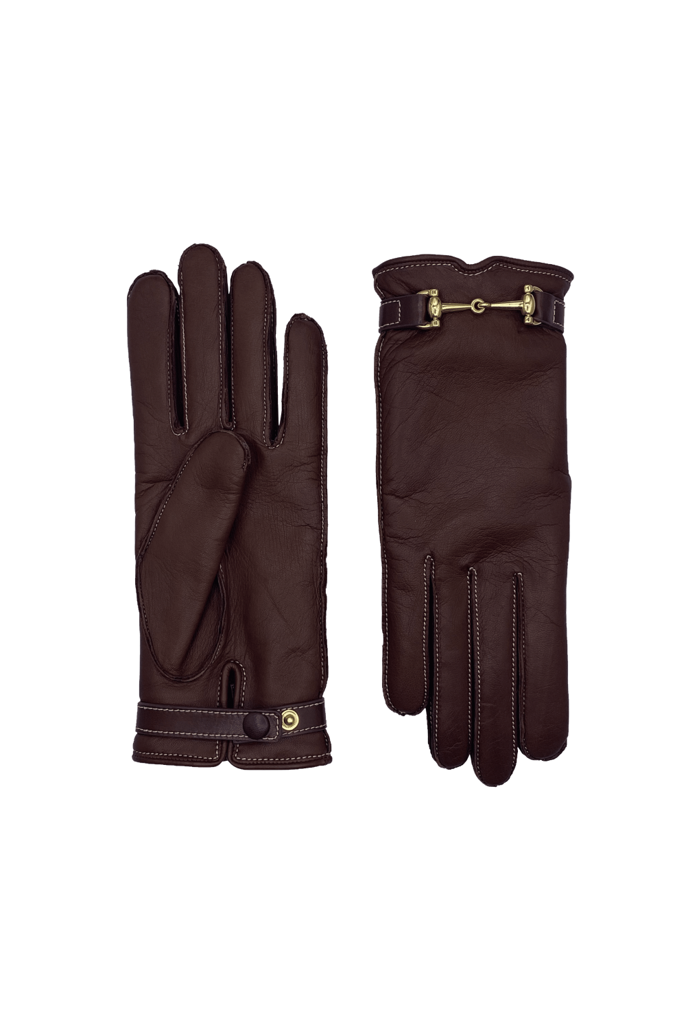 Gants Greco Femme Cuir Doublés Cachemire