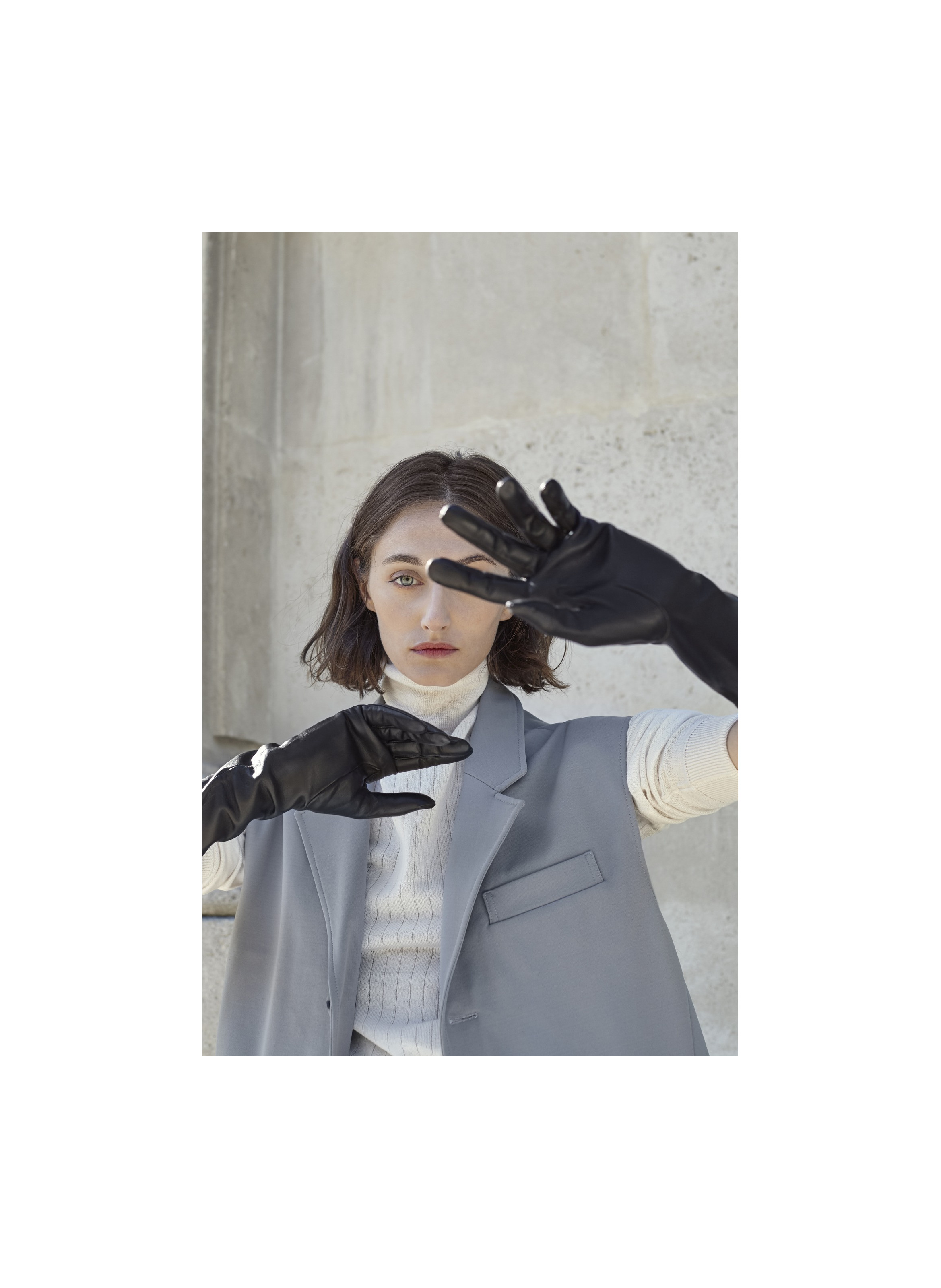 Opéra Gants Femme en Cuir Doublés Soie