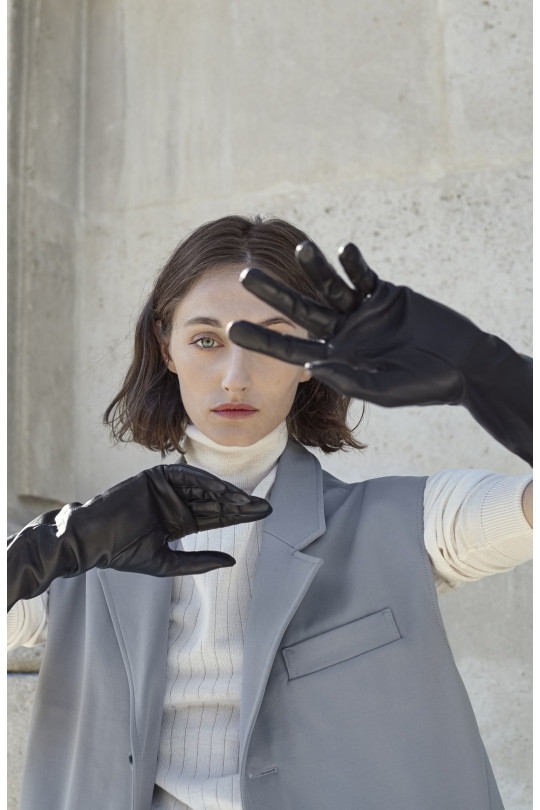 Opéra Gants Femme en Cuir Doublés Soie