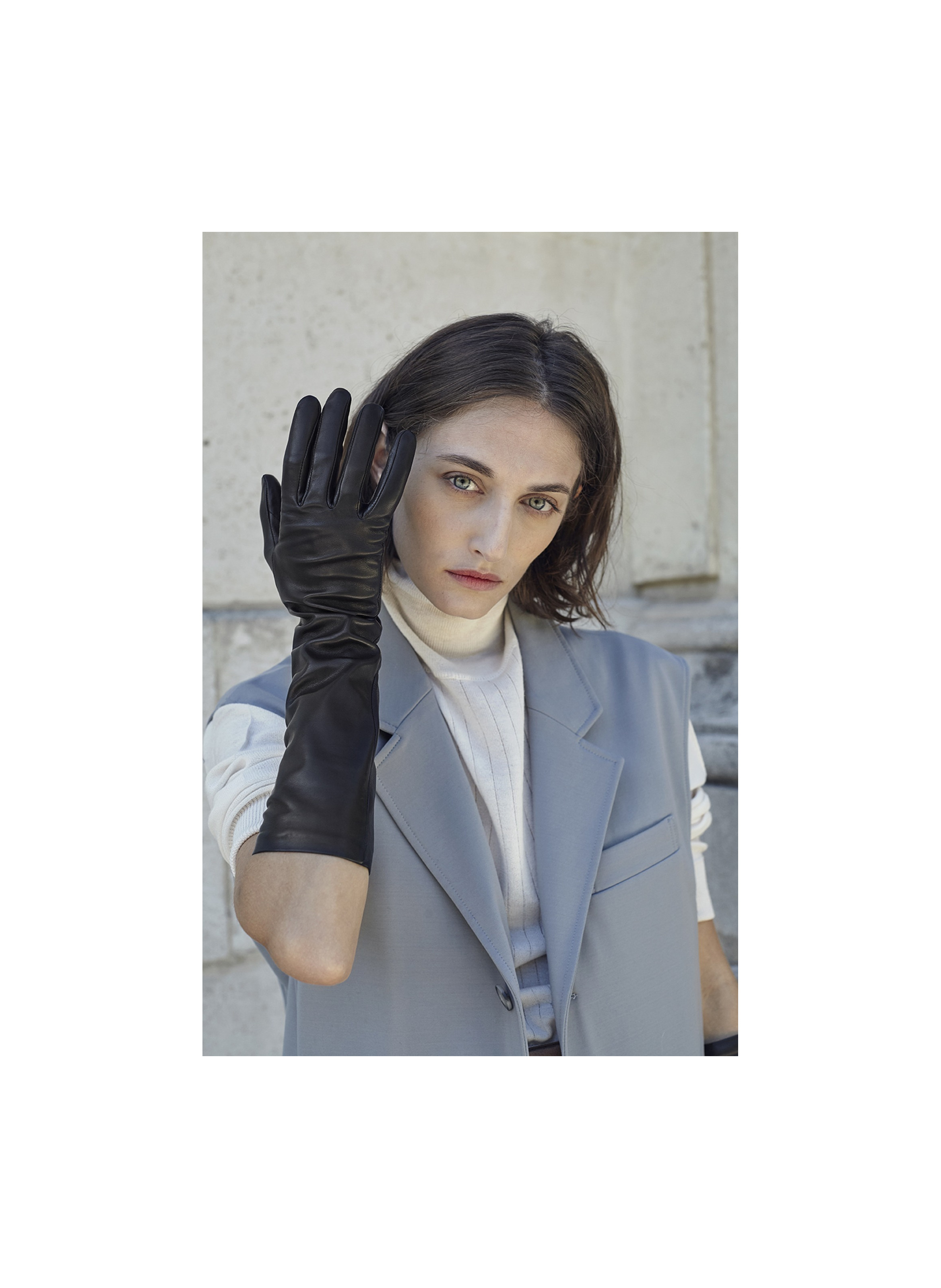 Opéra Gants Femme en Cuir Doublés Soie