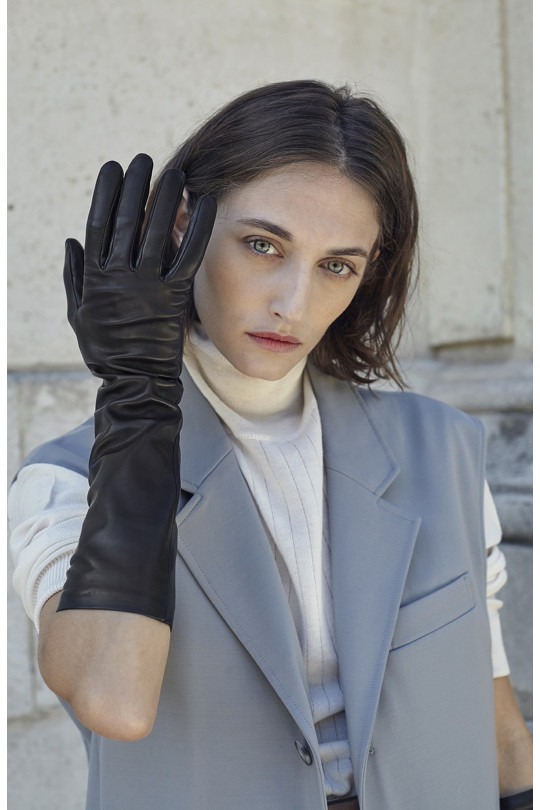 Opéra Gants Femme en Cuir Doublés Soie