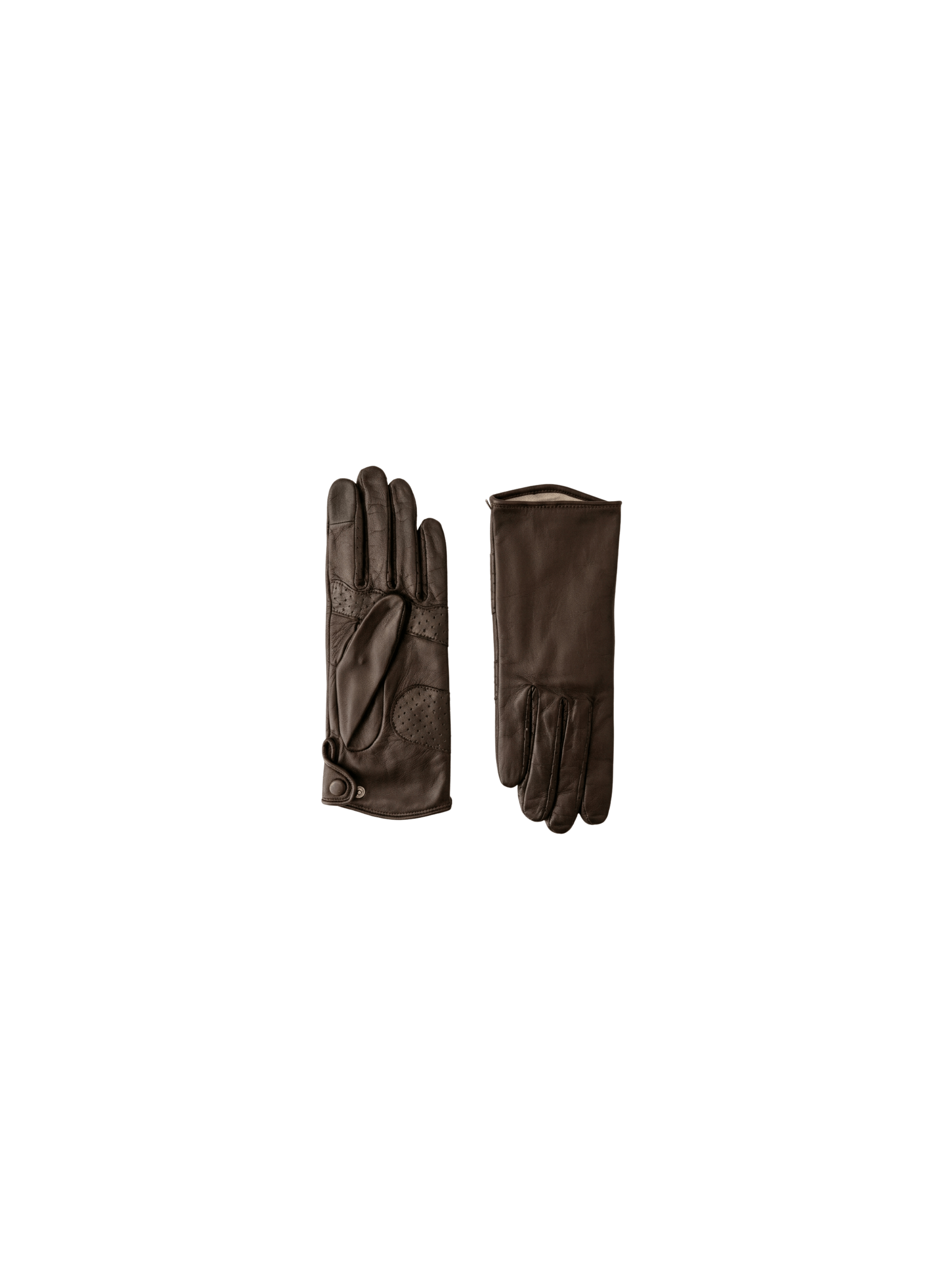 Gants Amal Femme Cuir Doublés Soie