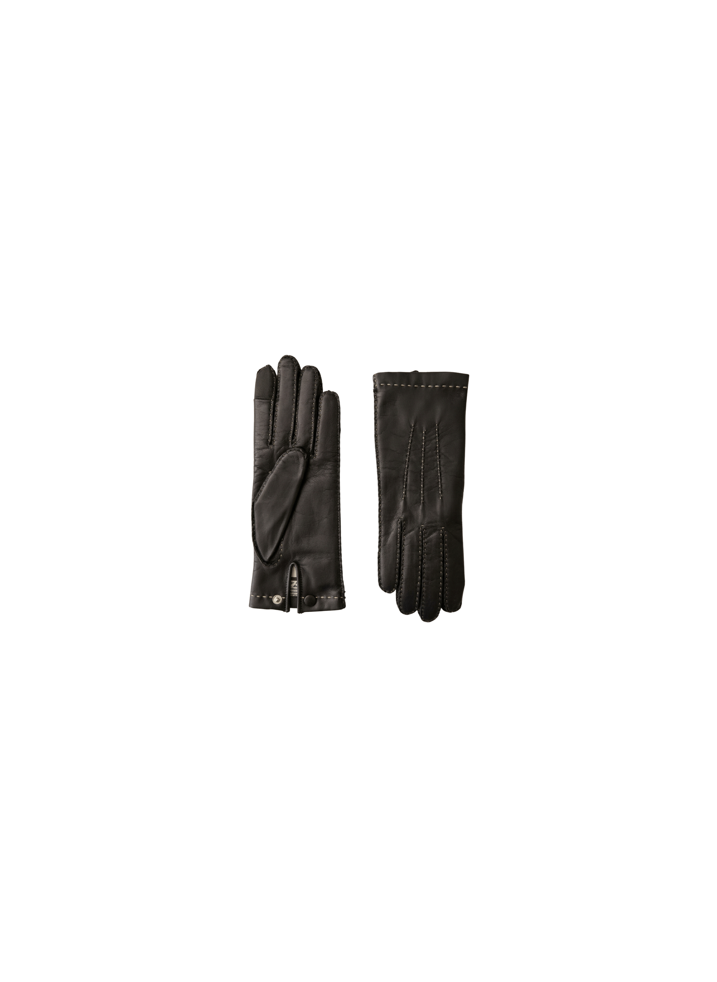 Gants Aude Femme Cuir Doublés Cachemire
