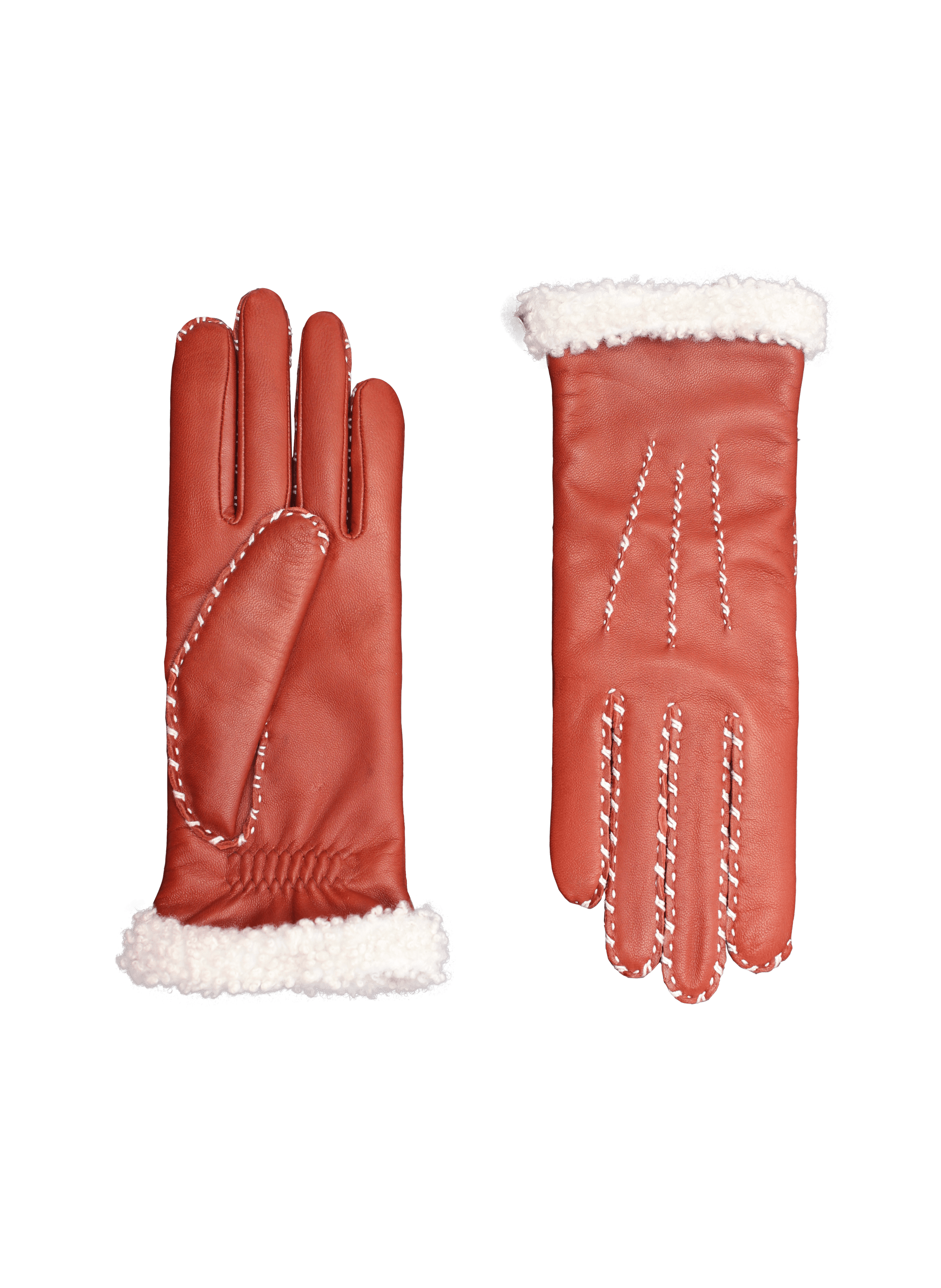 Marie-Louise Women's Leather Gloves Lined with Alpaca