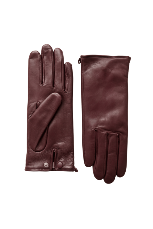 Agatha Women's Leather Gloves Lined with Alpaca