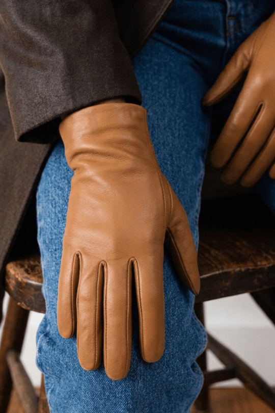 Gants Kate Femme Cuir Doublés Soie