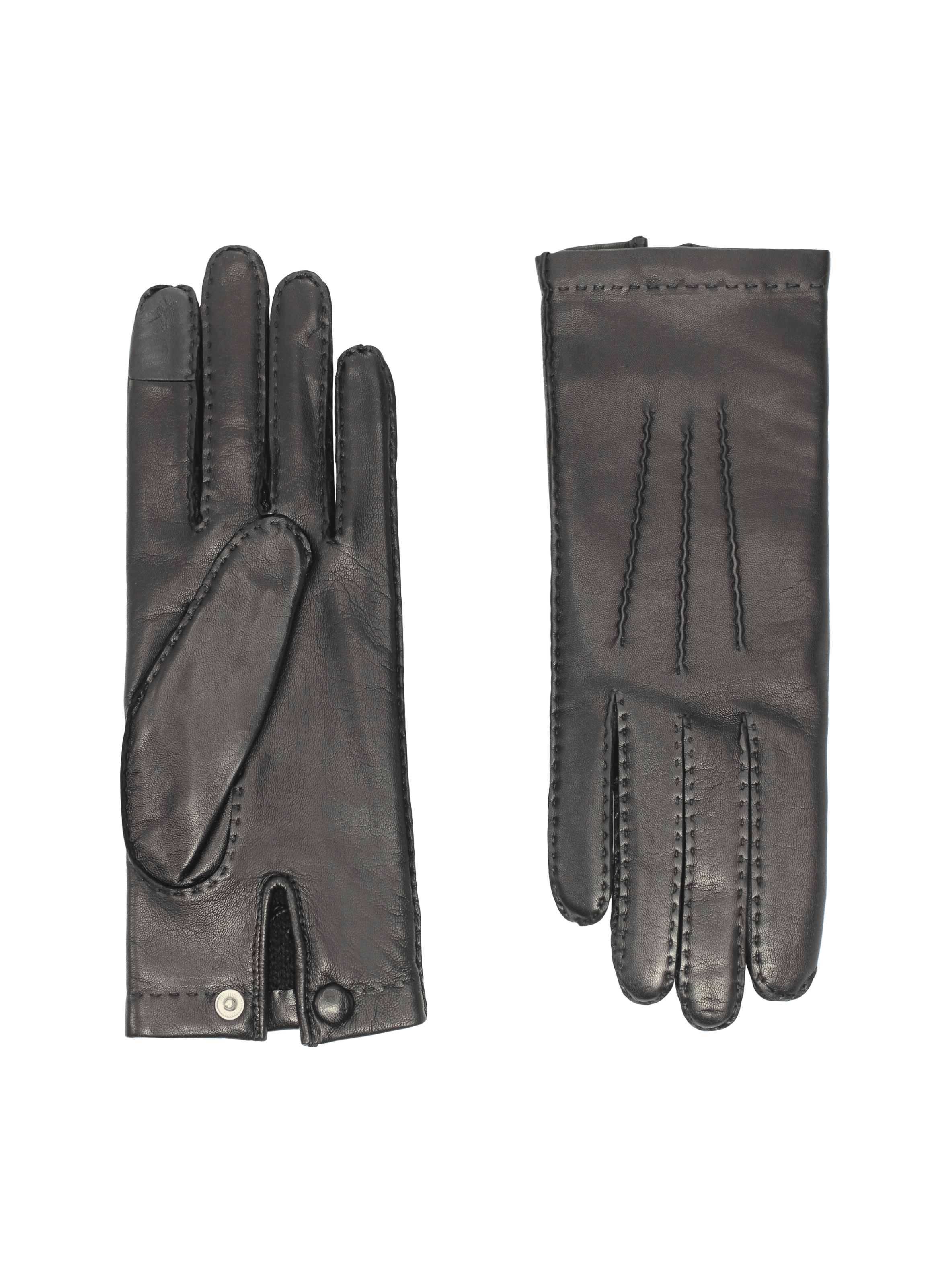 Aude Women's Leather Gloves Lined with Cashmere | Agnelle Gloves