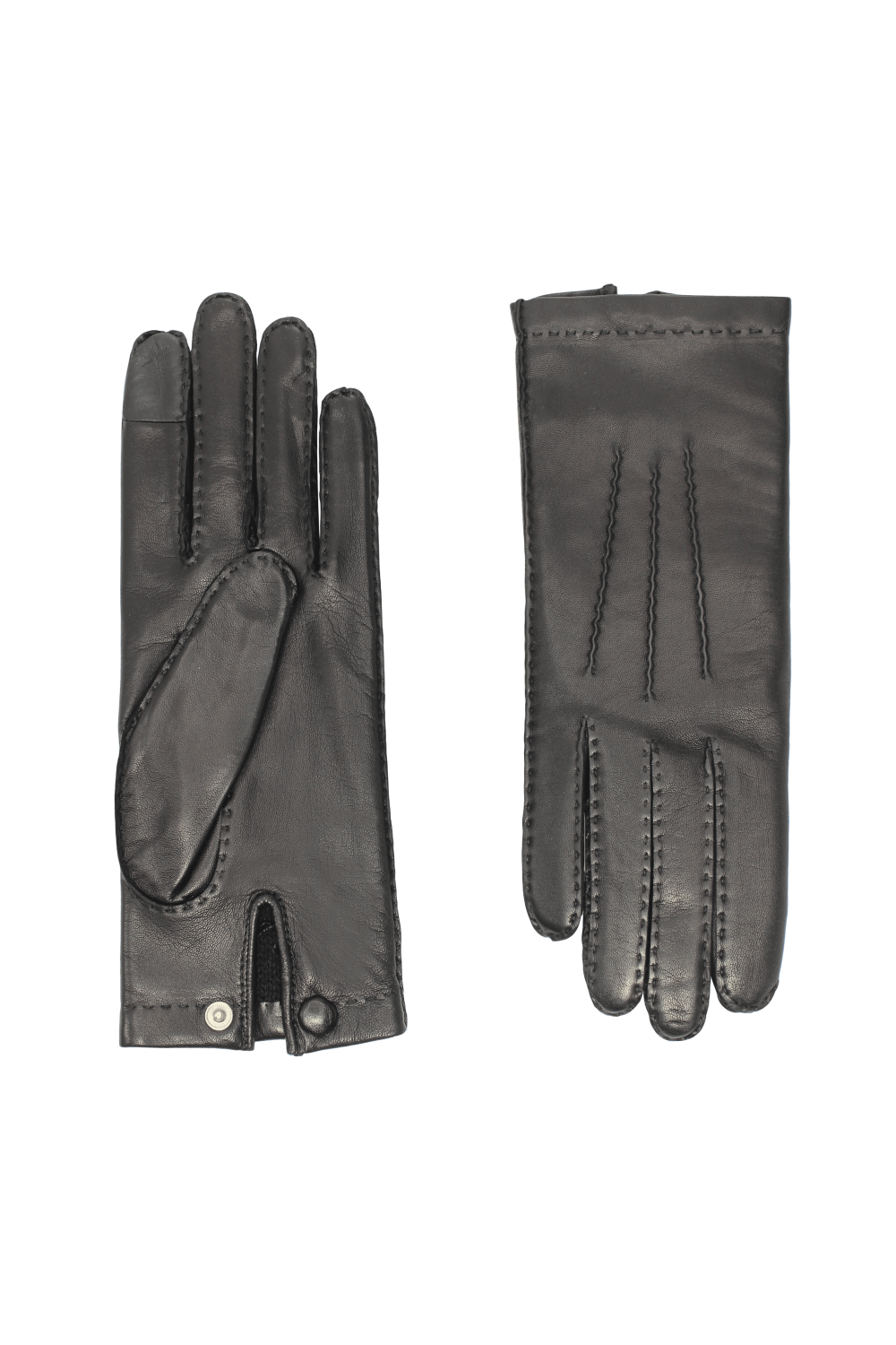 Aude Women's Leather Gloves Lined with Cashmere