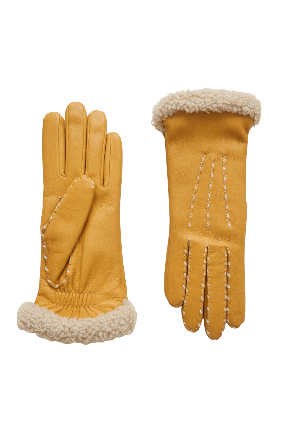 Marie-Louise Women's Leather Gloves Lined with Alpaca
