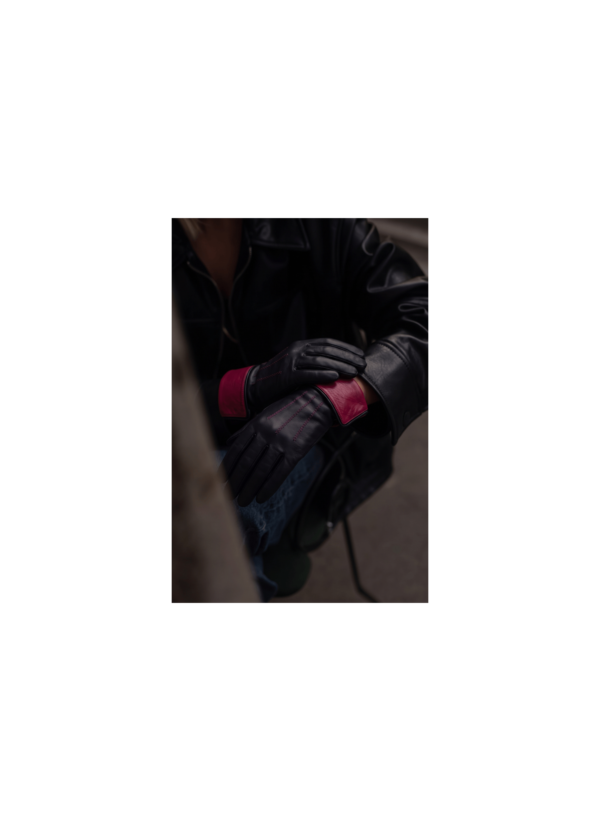 Gants Fanny Femme Cuir Doublés Soie