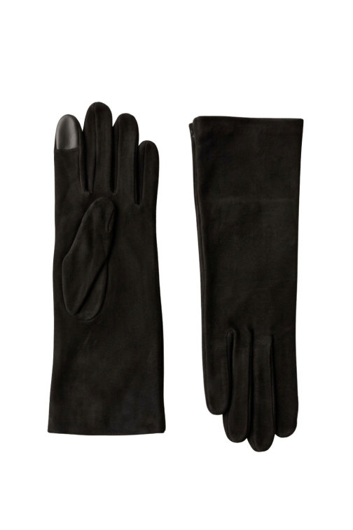 Gants Christina Sued Femme Cuir Doublés Soie
