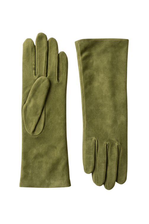 Christina Sued Women's Gloves in Leather Lined with Silk
