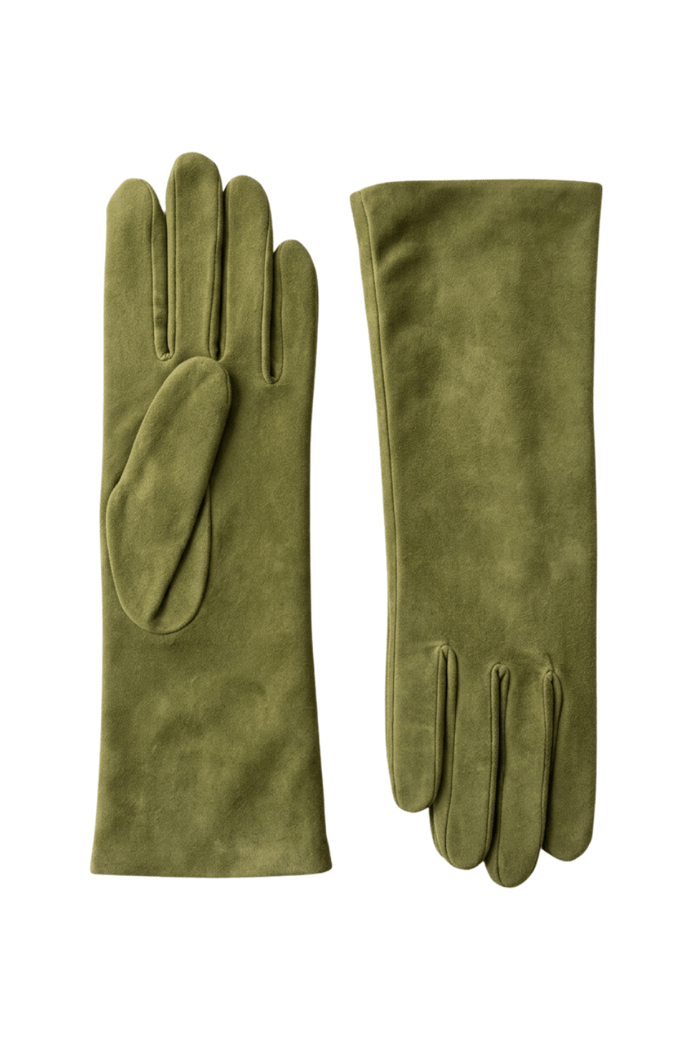 Gants Christina Sued Femme Cuir Doublés Soie