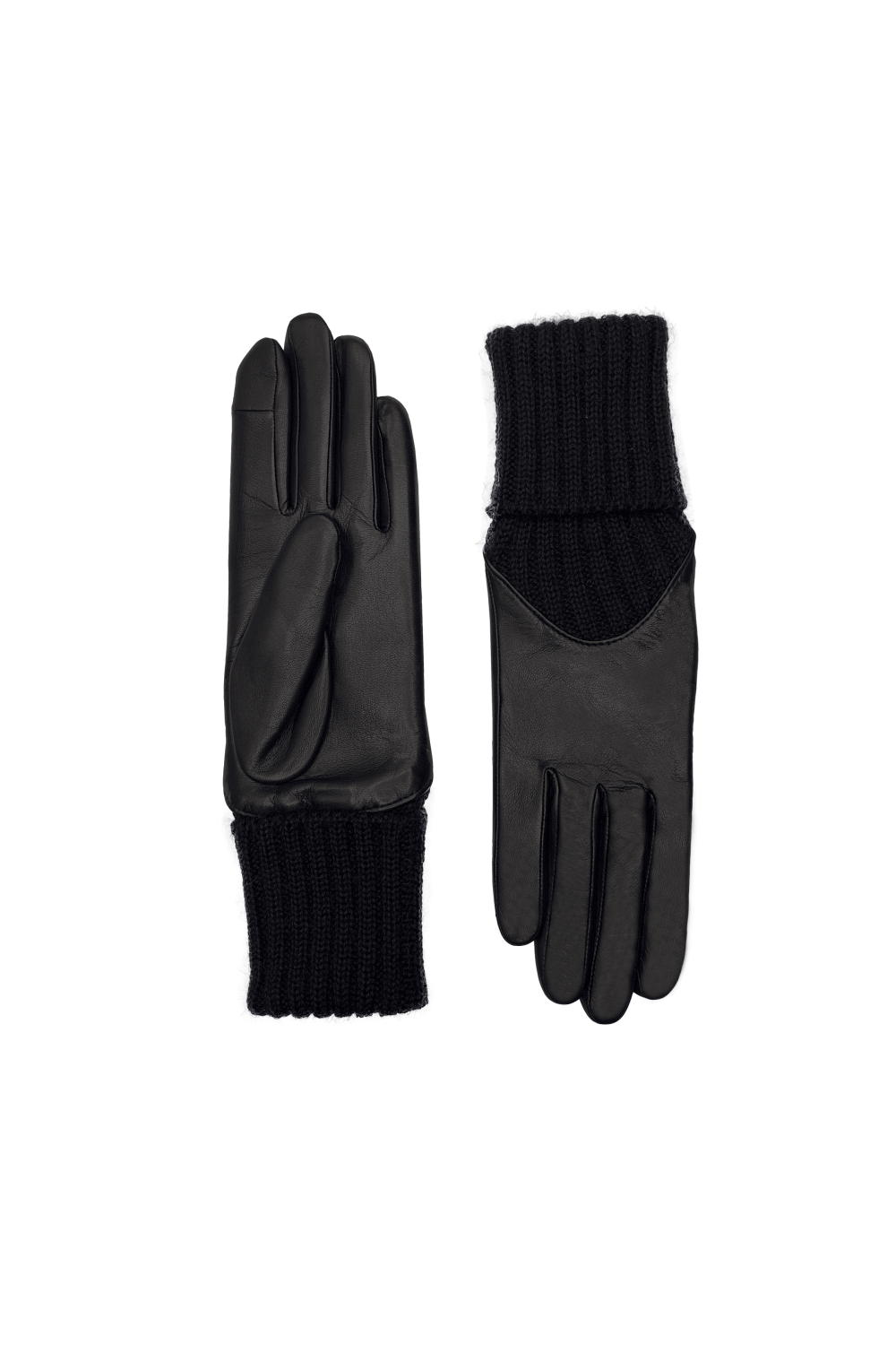 Gants Cécilia Femme Cuir Doublés Alpaga