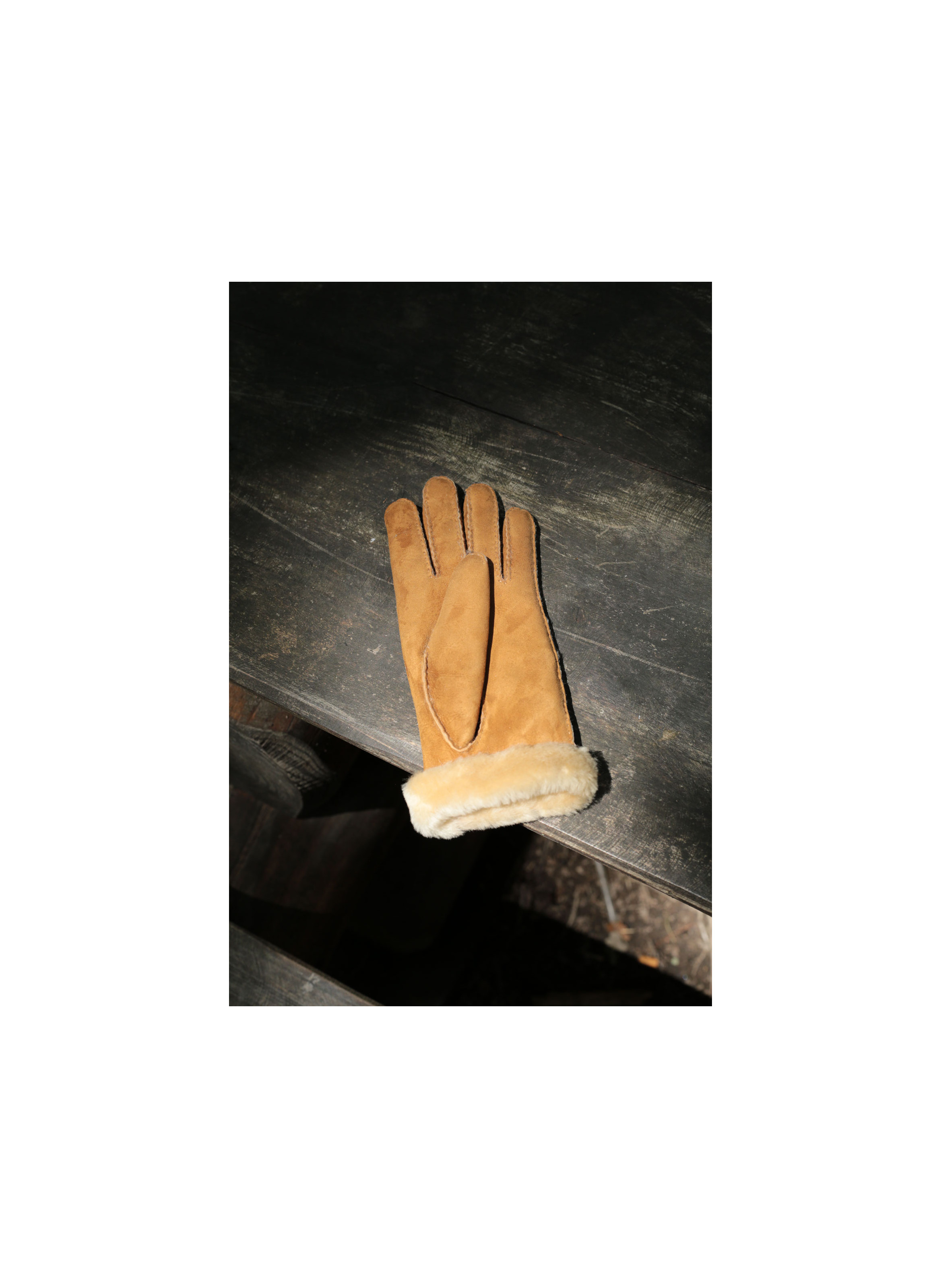 Denise Women's Double Face Leather Gloves