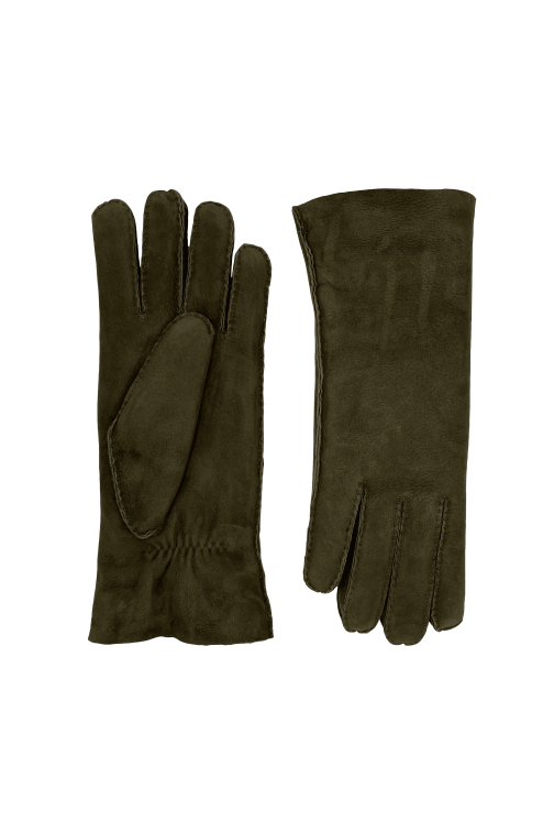 Denise Women's Double Face Leather Gloves