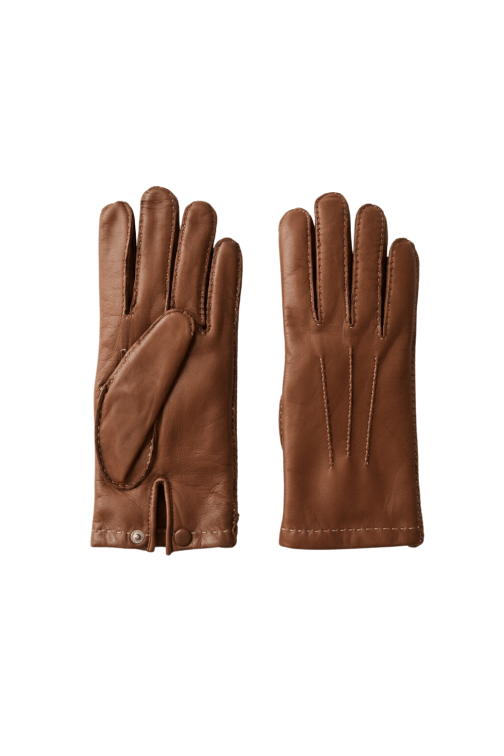 Gants Aude Femme Cuir Doublés Cachemire